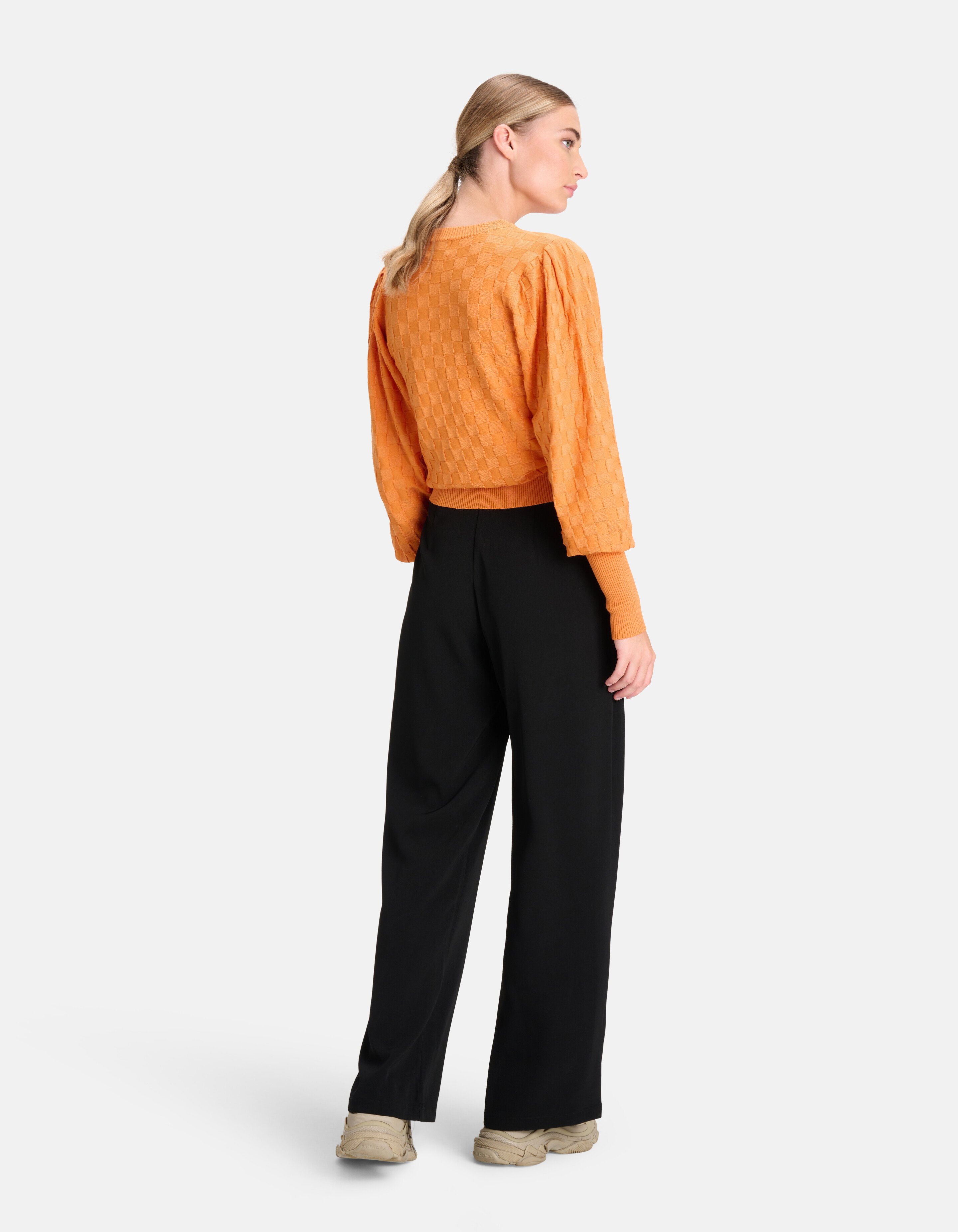 Wide Leg Pantalon Zwart SHOEBY WOMEN