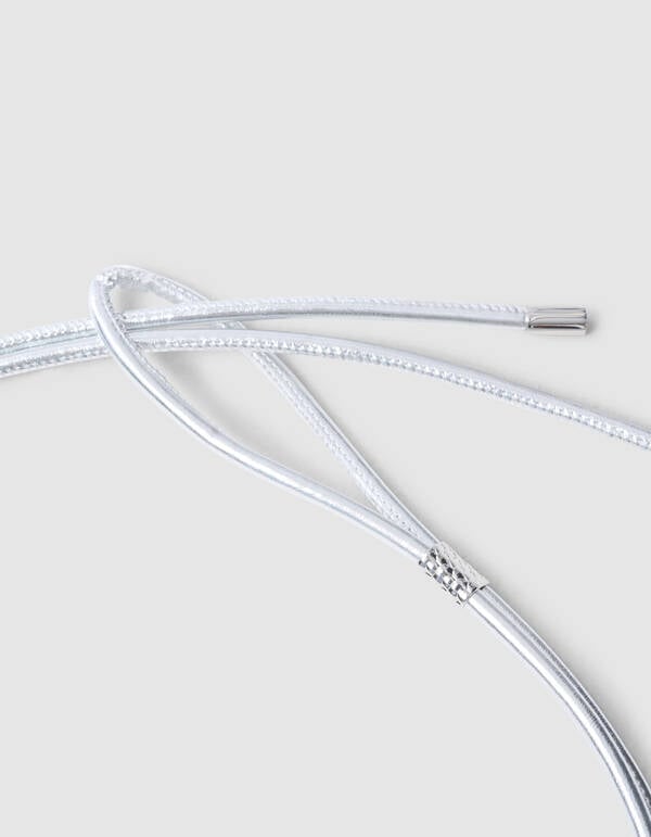 Touw Riem Zilver SHOEBY ACCESSOIRES