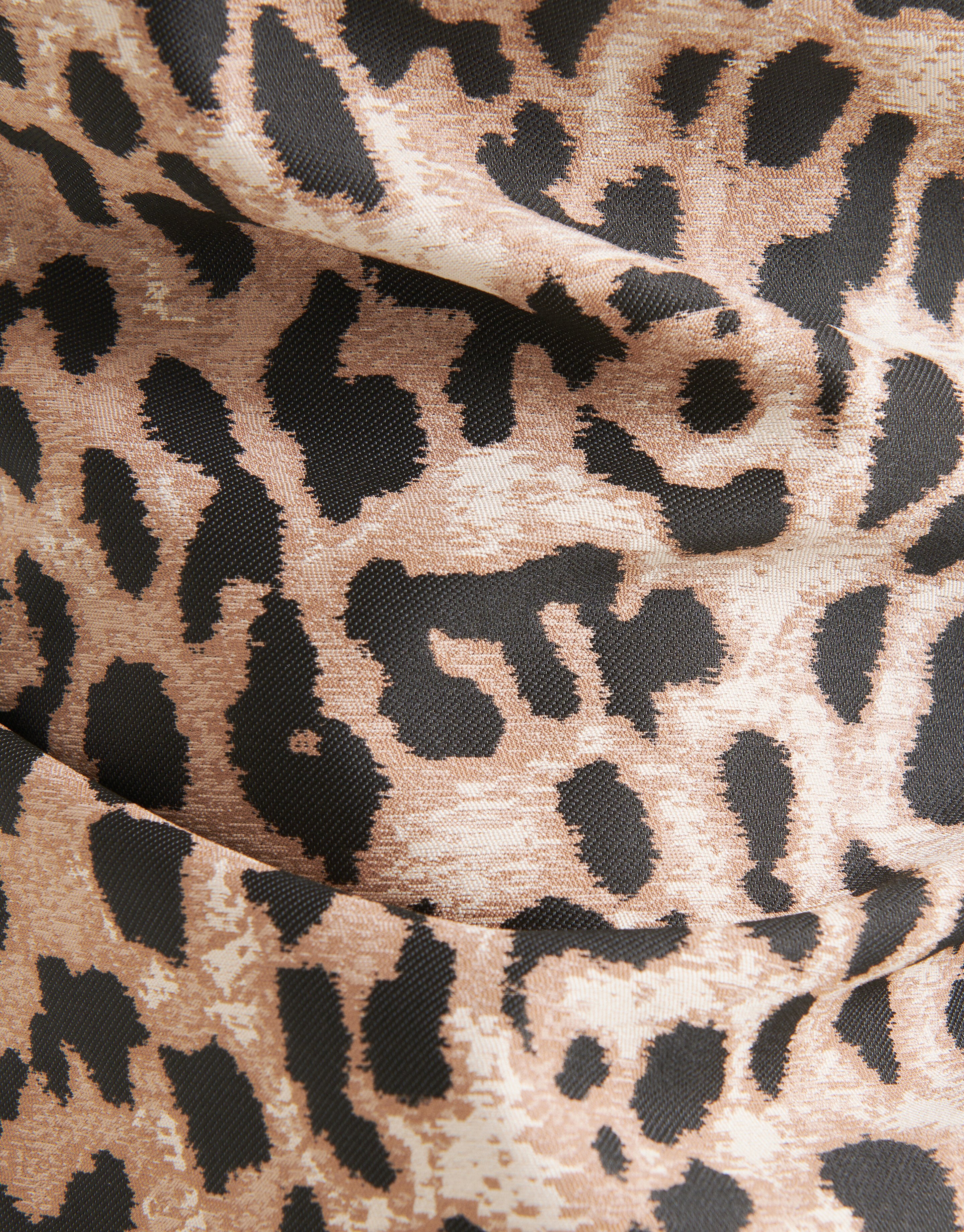 Leopard Jacquard Broek Bruin SHOEBY WOMEN