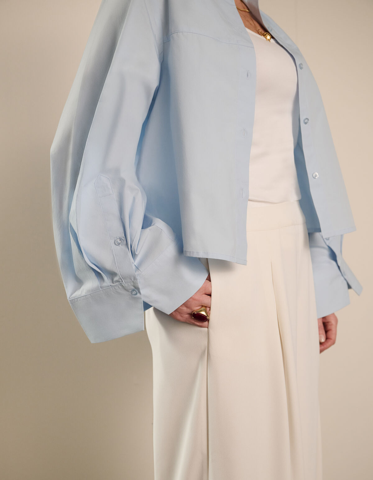 Oversized Blouse Blauw By Lonneke SHOEBY WOMEN