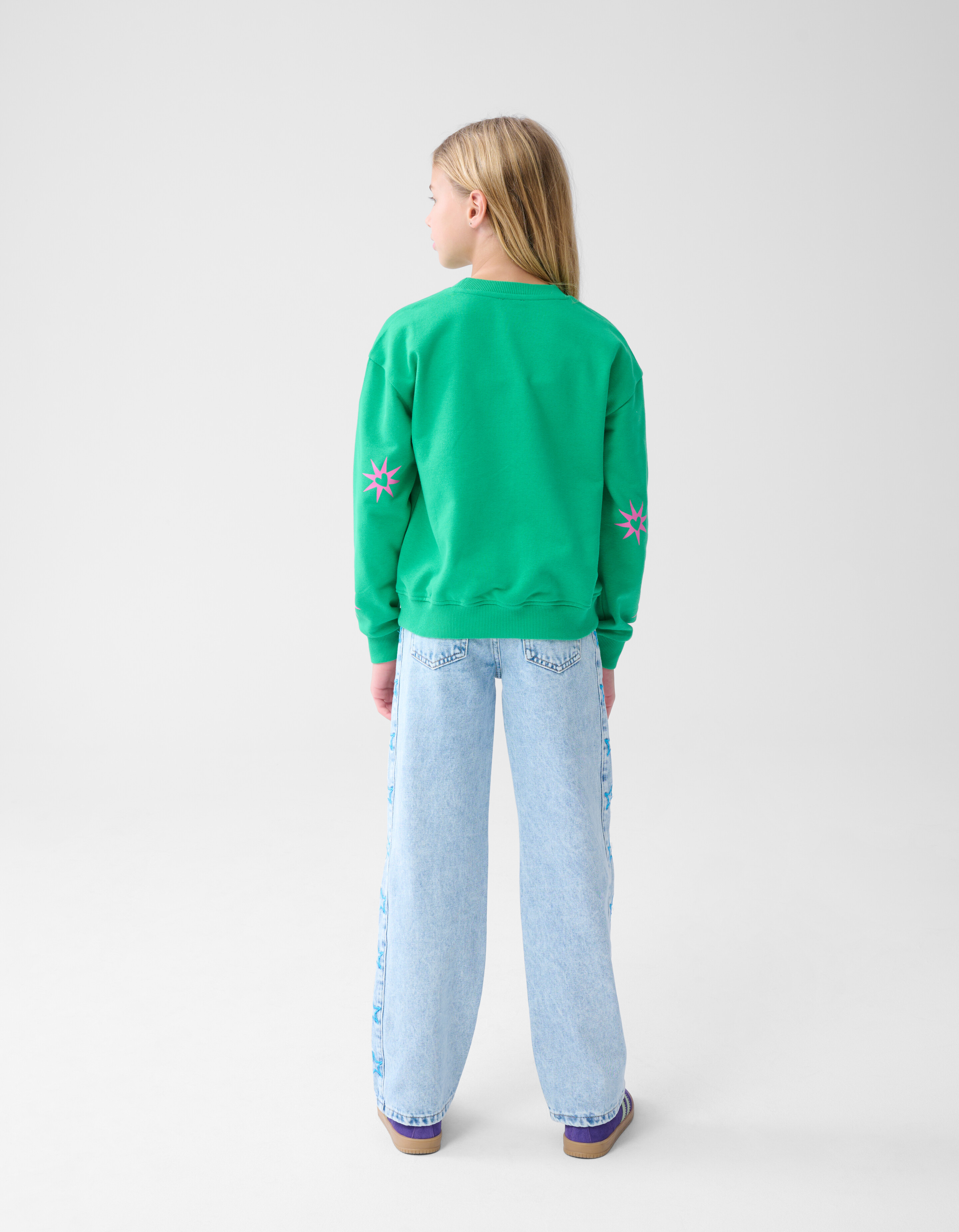 Artwork Sweater Groen SHOEBY GIRLS