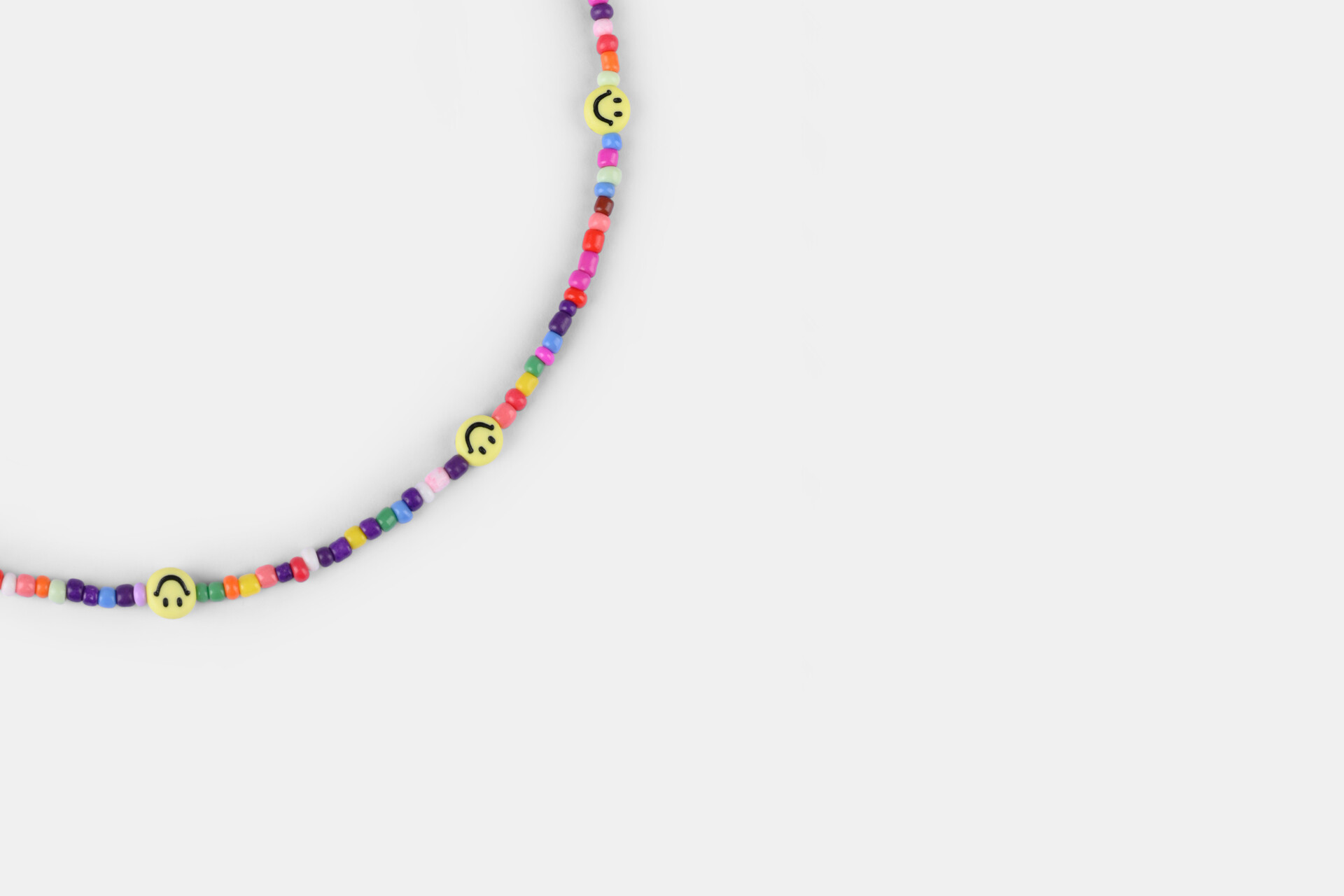 Coloured Smiley Ketting SHOEBY ACCESSOIRES