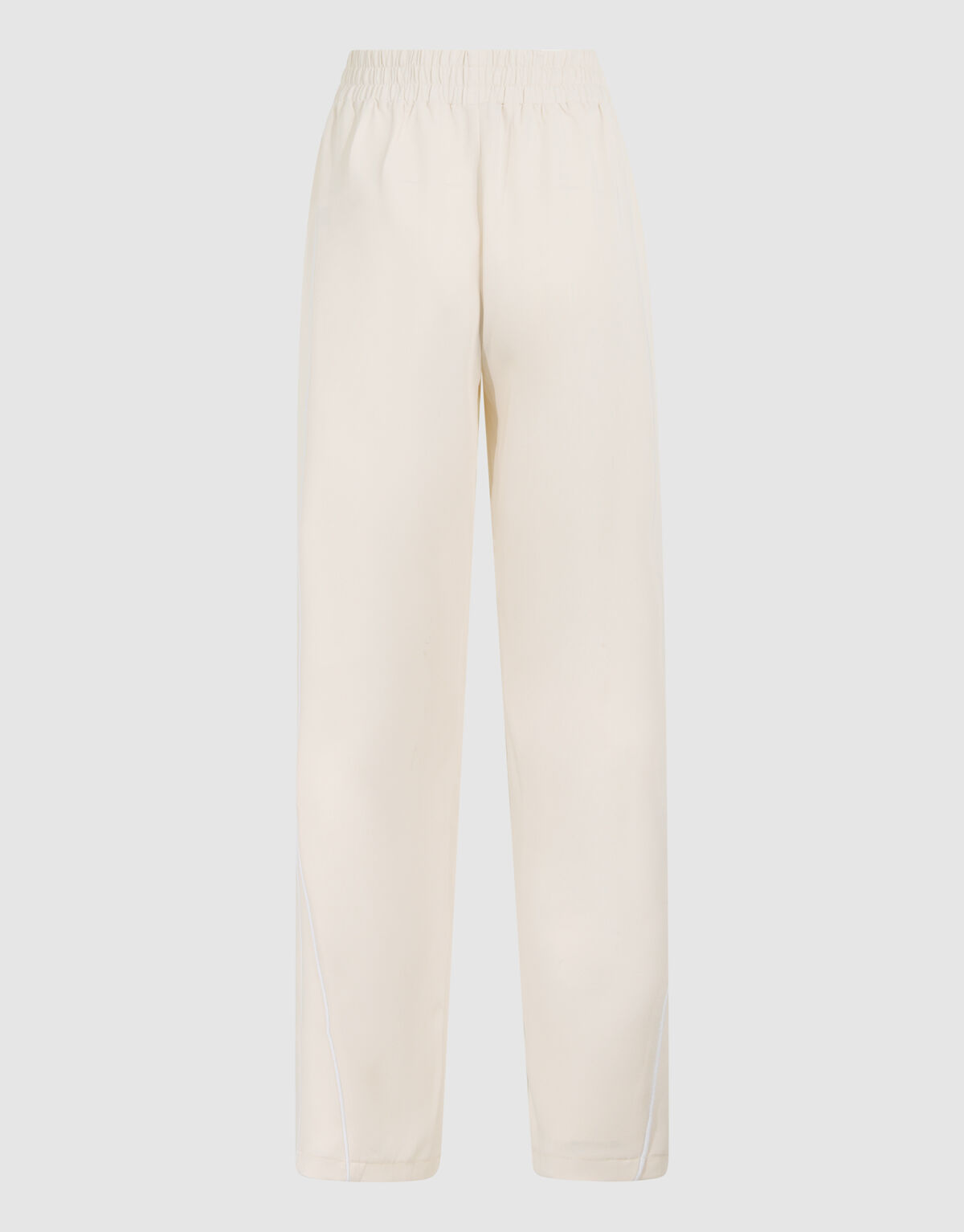 Sporty Wide Leg Broek Gebroken Wit SHOEBY WOMEN