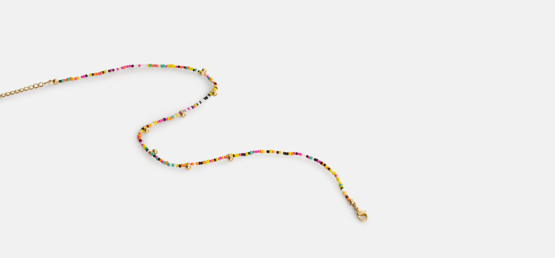 Gekleurde Kralen Ketting SHOEBY ACCESSOIRES