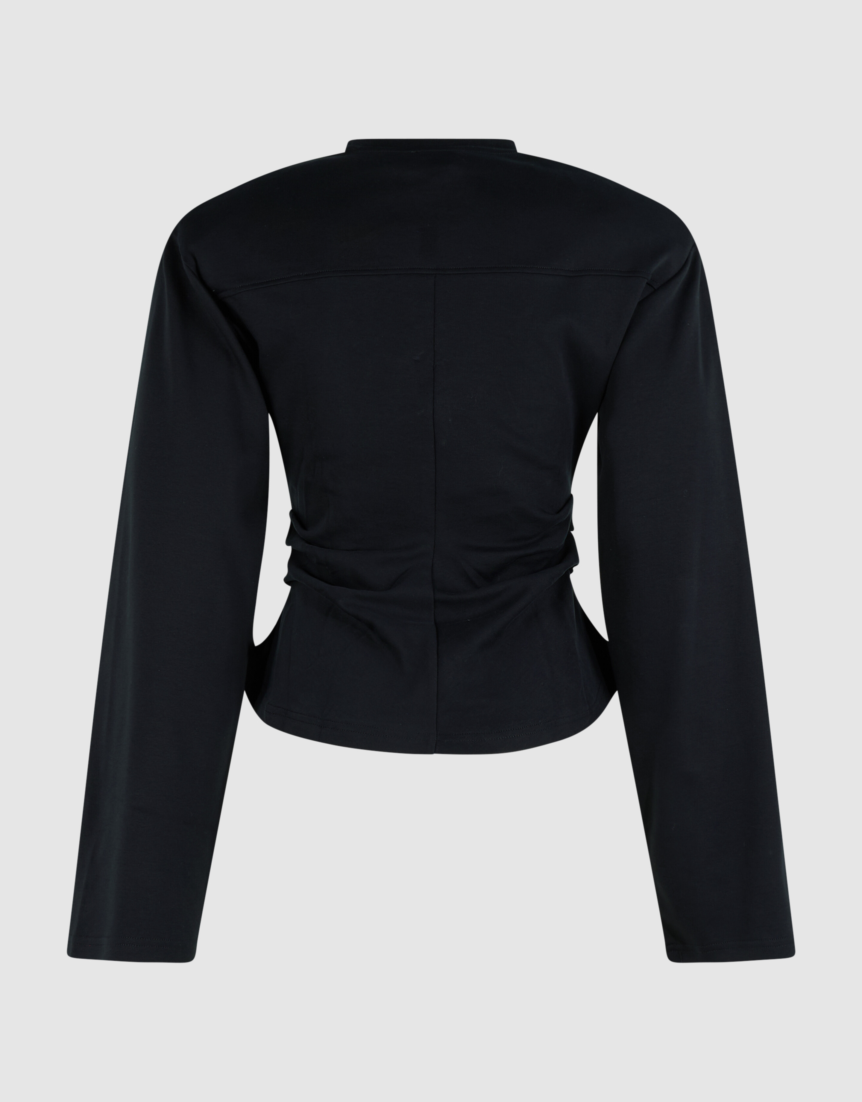 Waisted Longsleeve T-shirt Zwart SHOEBY WOMEN