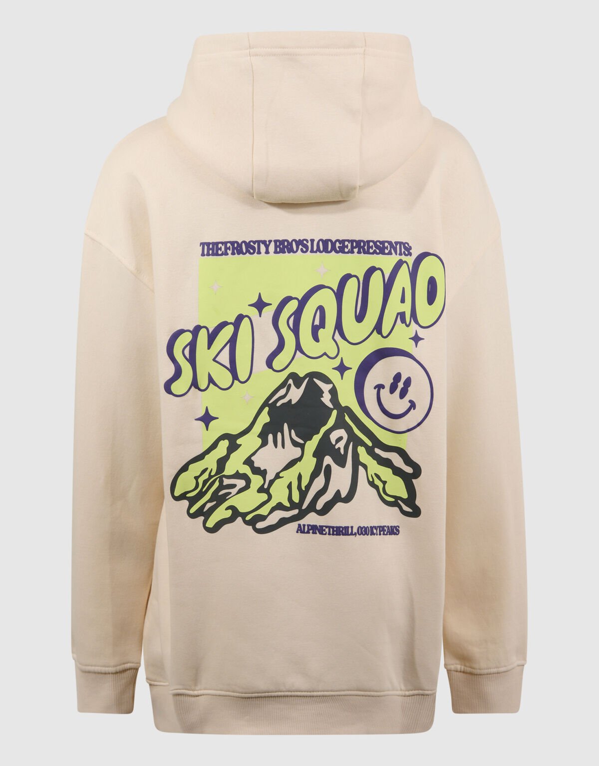 Squad Artwork Hoodie Beige SHOEBY BOYS