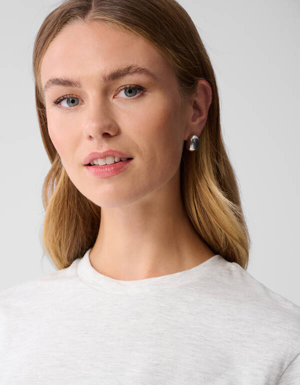 Basis T-shirt Lichtgrijs SHOEBY WOMEN