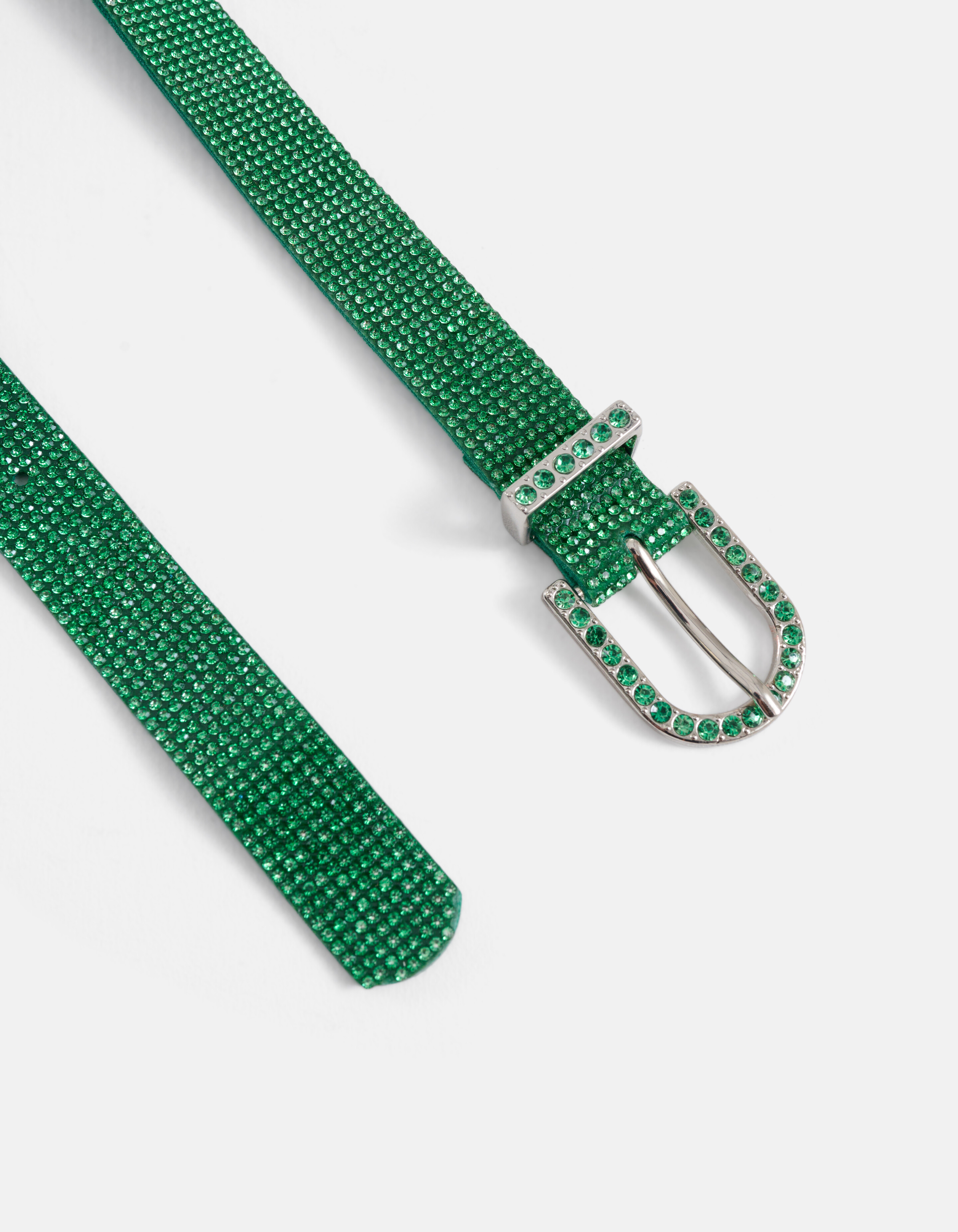 Strass Riem Groen SHOEBY ACCESSOIRES