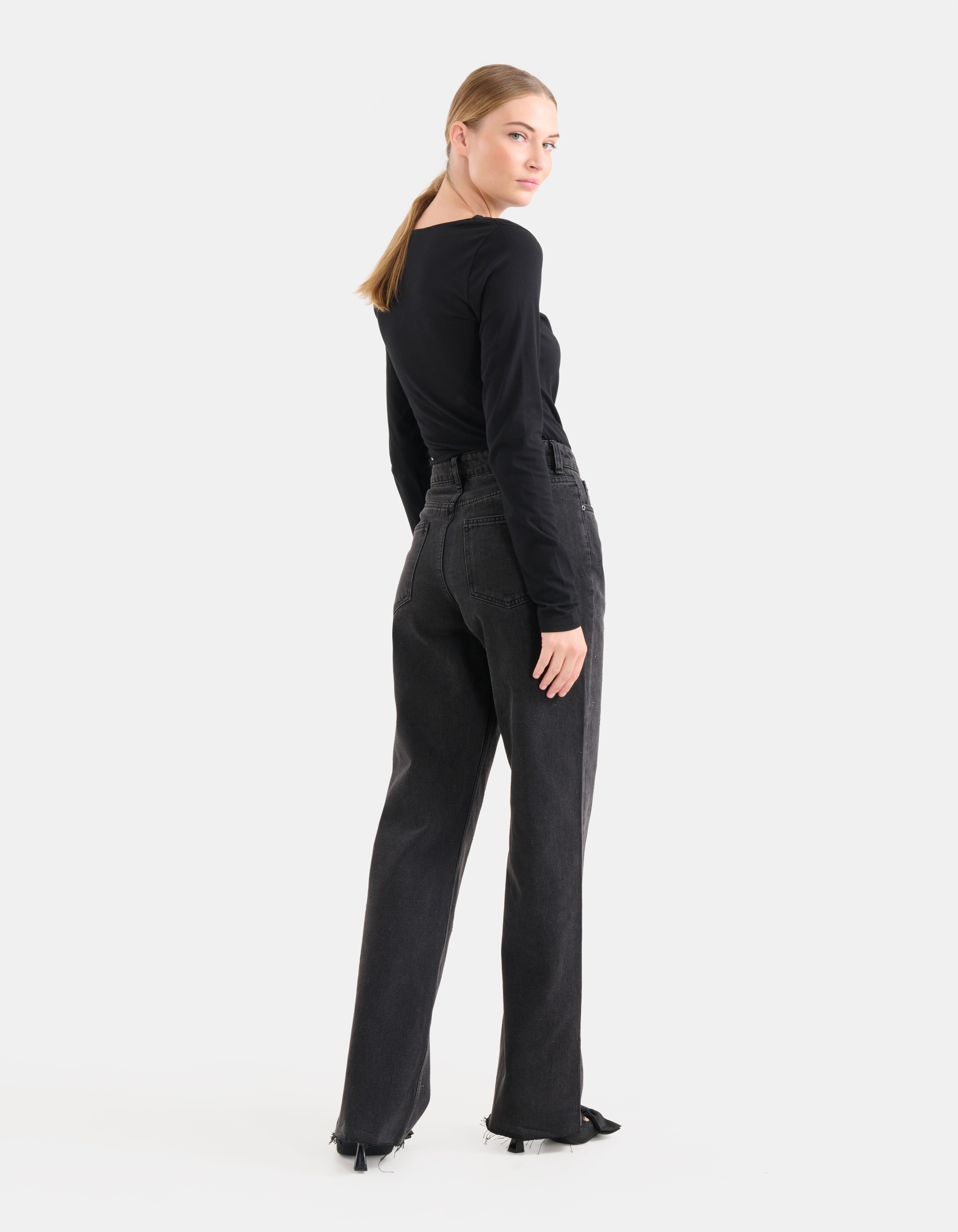 Asymmetrische Top Zwart SHOEBY WOMEN