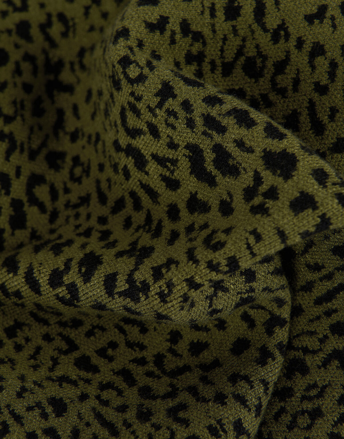 Leopard Rok Donkergroen SHOEBY GIRLS