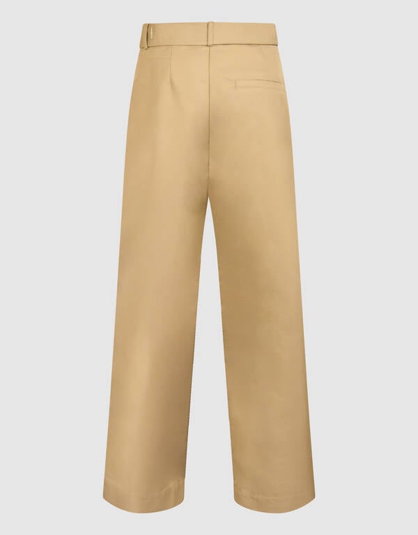 Wide Leg Broek Zand SHOEBY WOMEN