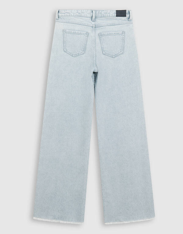 Wide Leg Jeans Lichtgrijs SHOEBY GIRLS