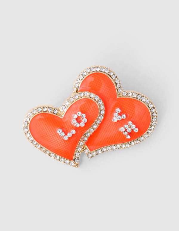 Love Broche Oranje SHOEBY ACCESSOIRES