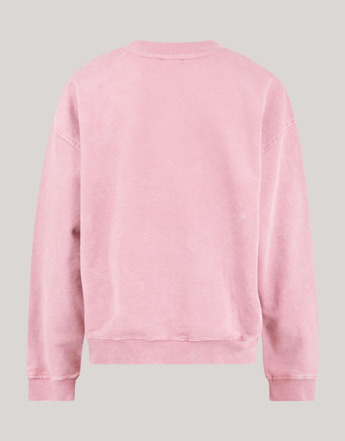 Washed Artwork Sweater Donkerroze SHOEBY BOYS