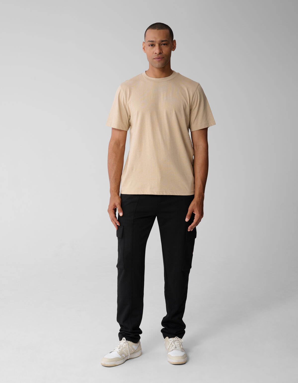 Tekst Artwork T-shirt Zand SHOEBY MEN