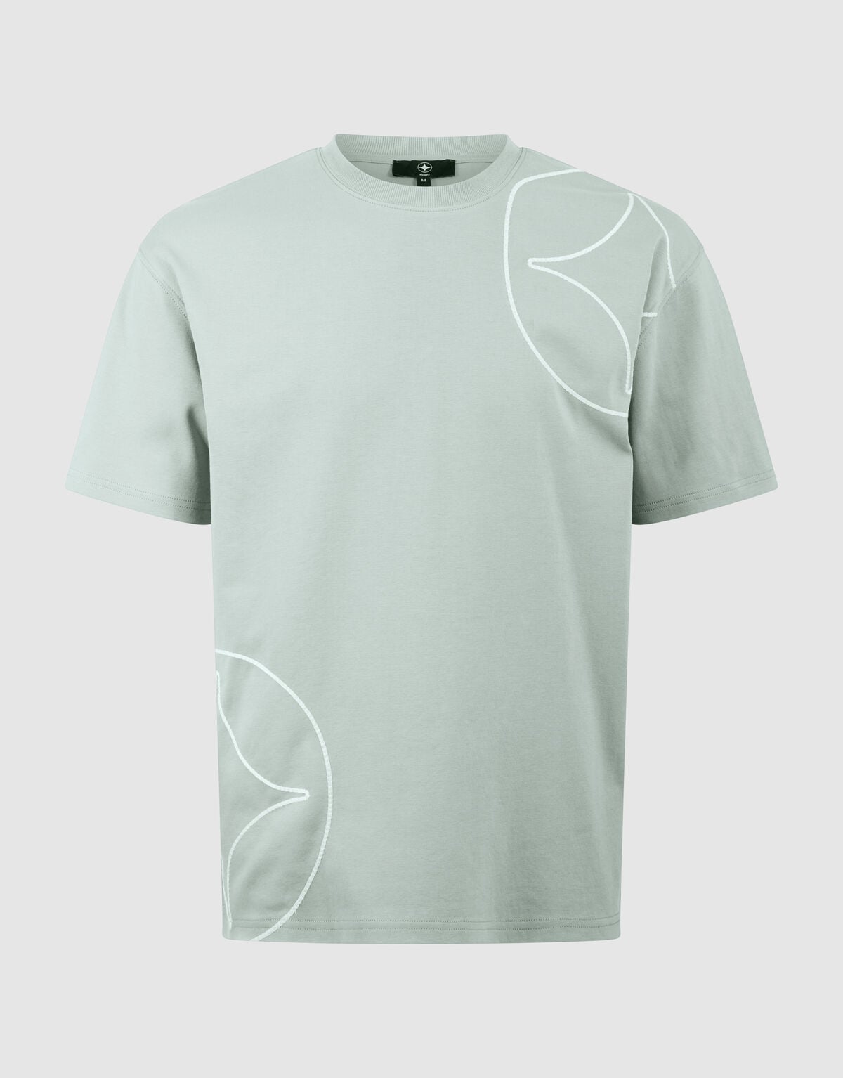 Embroidery Spark T-shirt Lichtgroen SHOEBY MEN