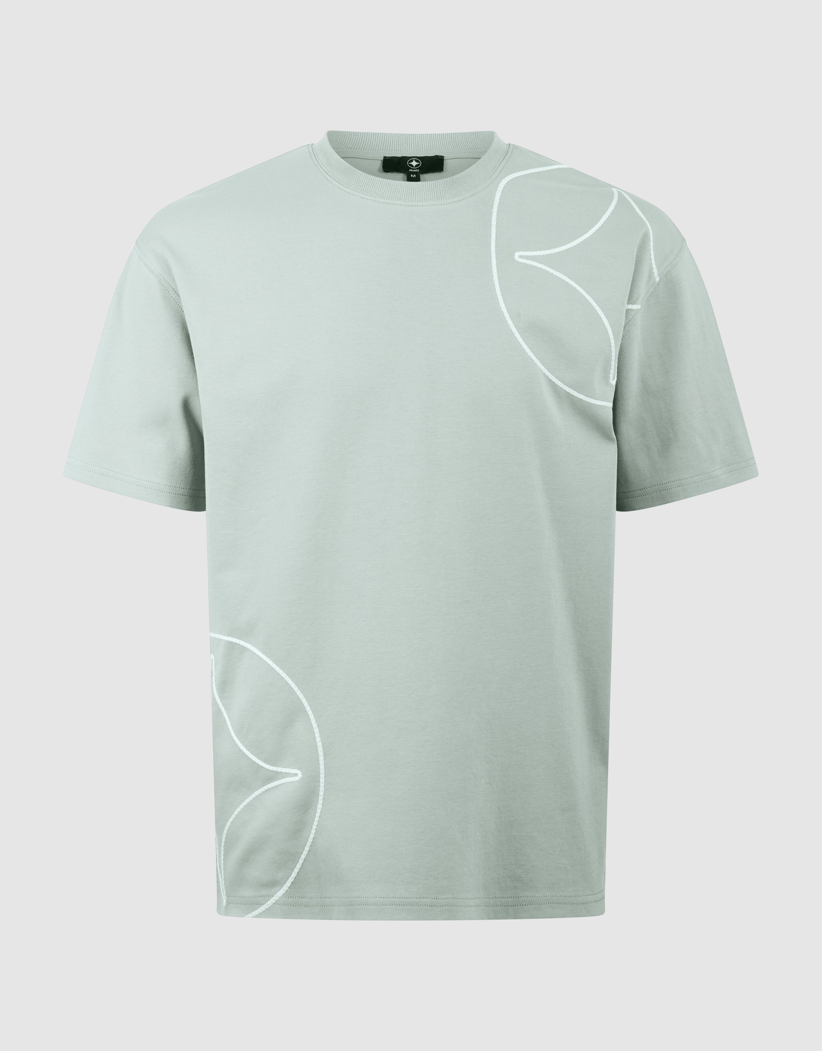 Embroidery Spark T-shirt Lichtgroen SHOEBY MEN