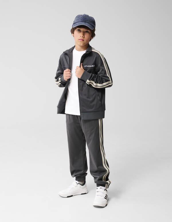 Sporty Broek Donkergrijs SHOEBY BOYS