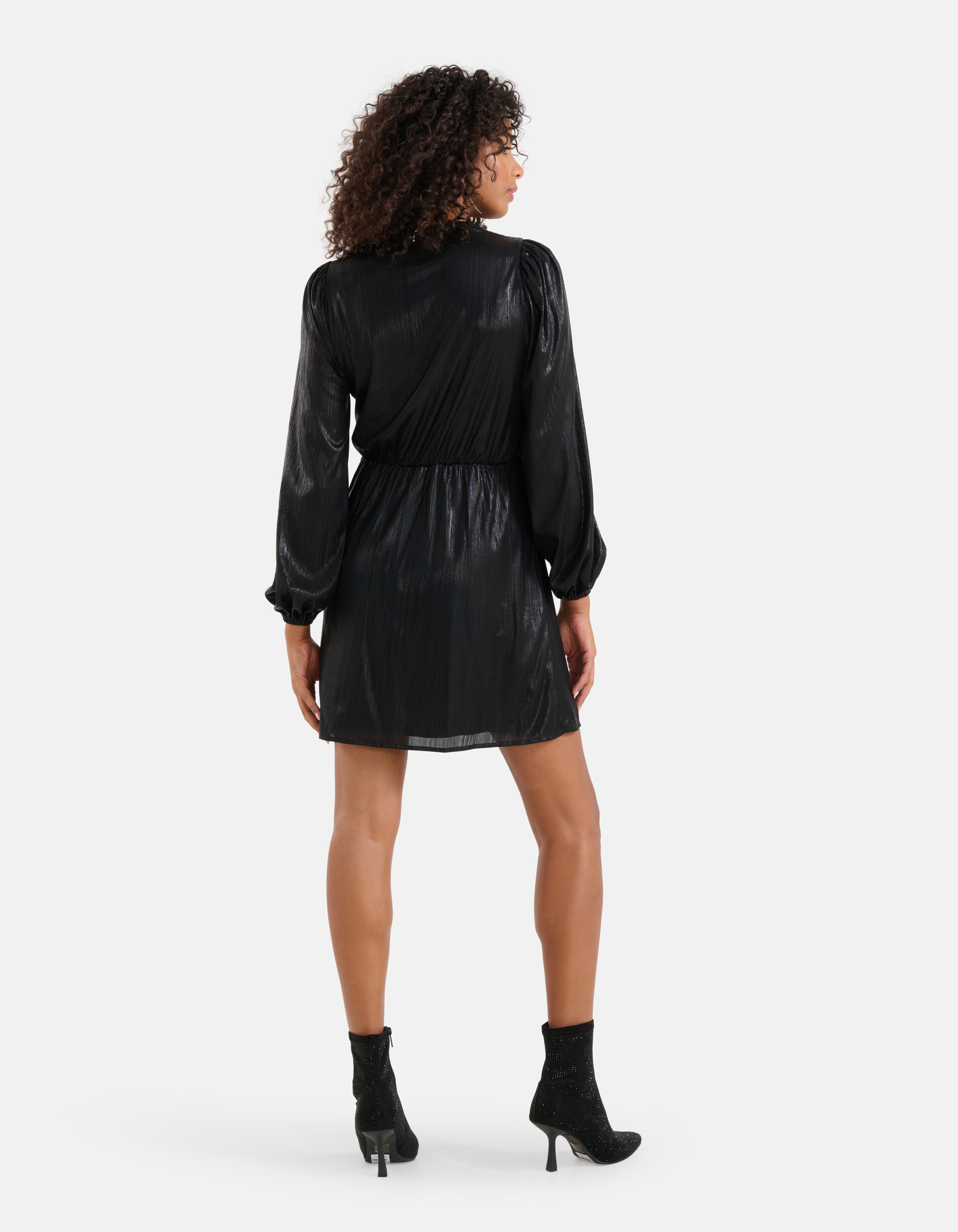Coated Jurk Zwart SHOEBY WOMEN