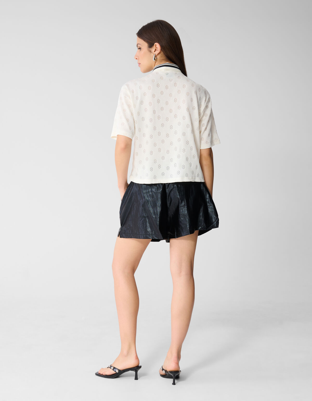 Flower Polo Gebroken Wit SHOEBY WOMEN