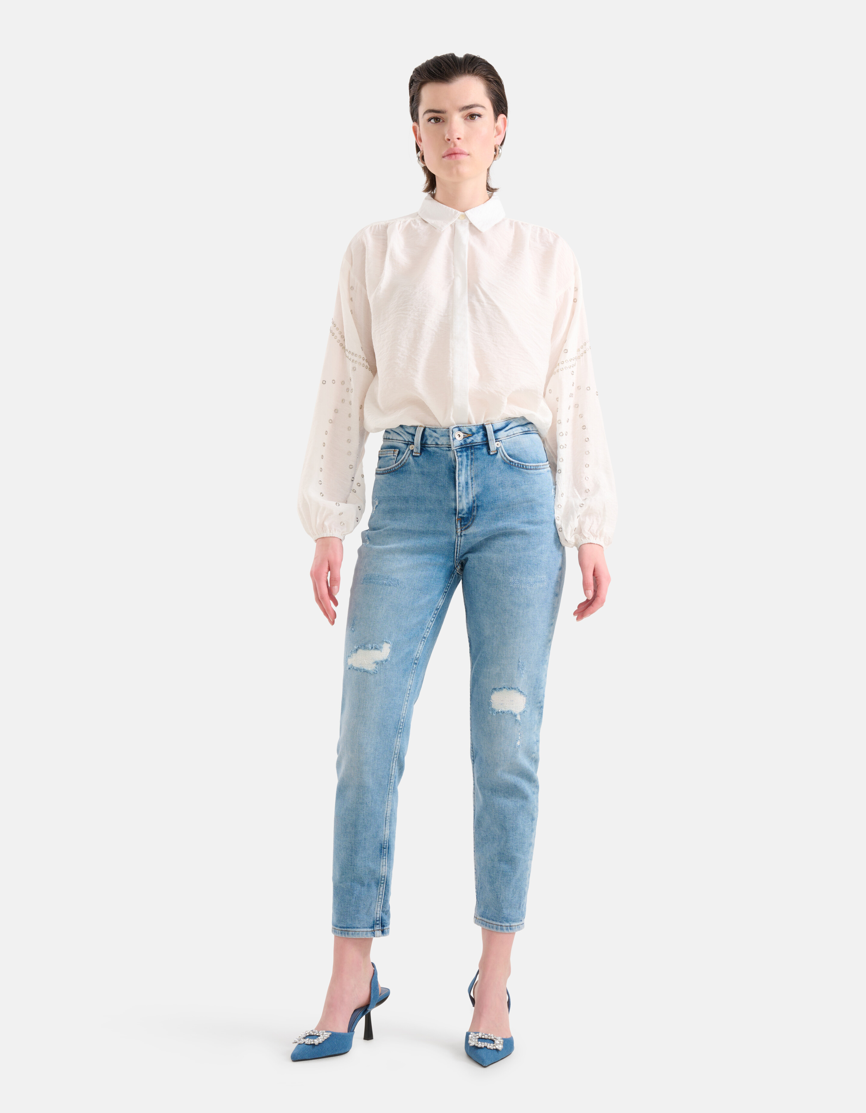 Tapered Fit Jeans Mediumstone L29 Eksept