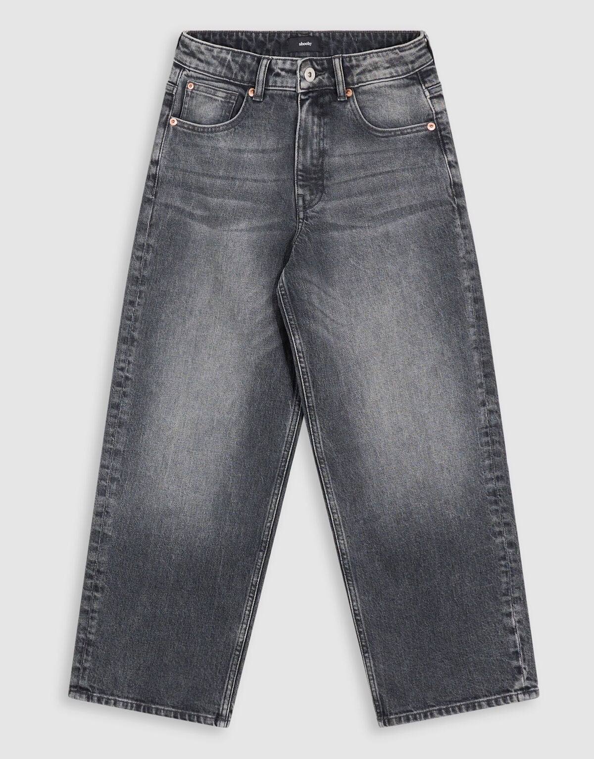 Ultra Baggy Fit Jeans Donkergrijs SHOEBY BOYS