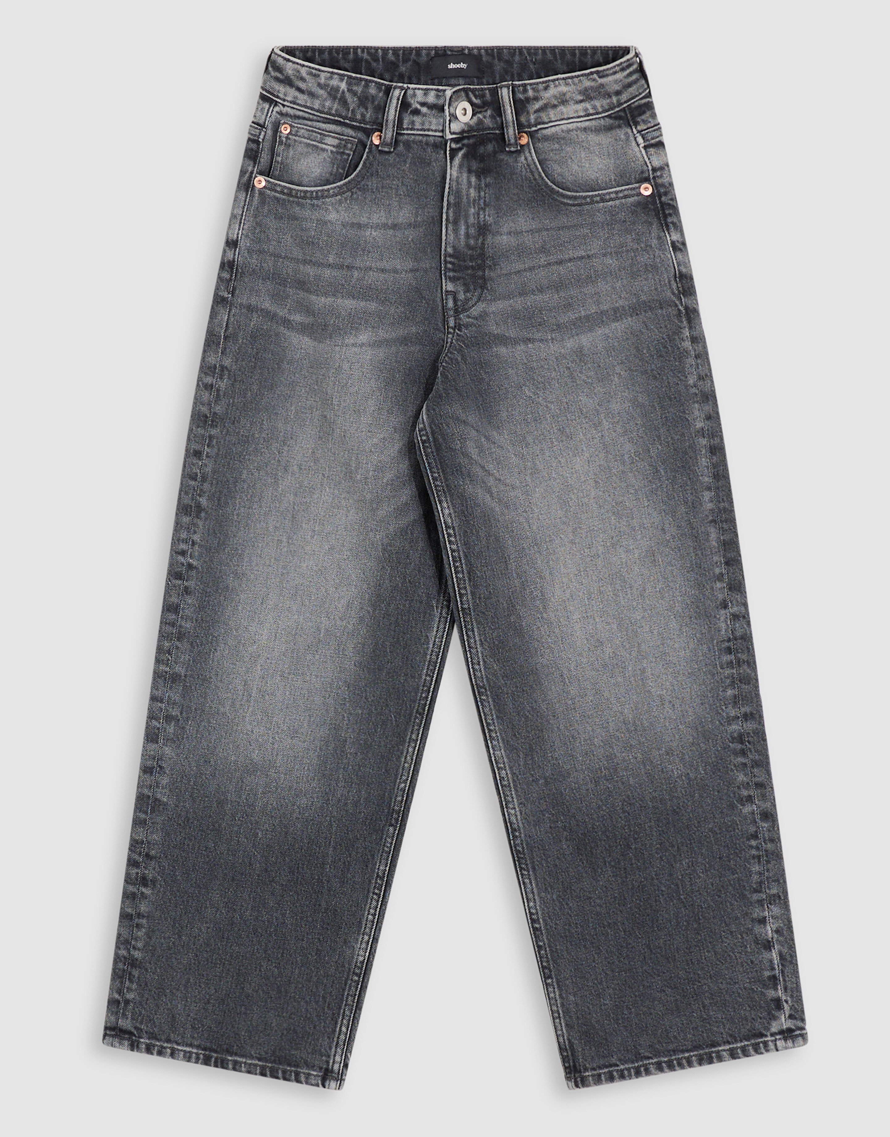 Ultra Baggy Fit Jeans Donkergrijs SHOEBY BOYS