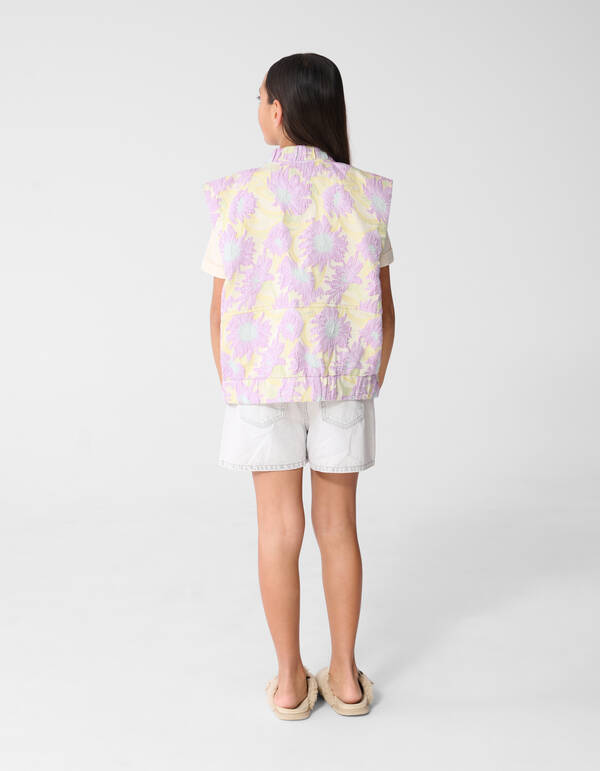 Embellished Bomber Gilet Lichtpaars SHOEBY GIRLS