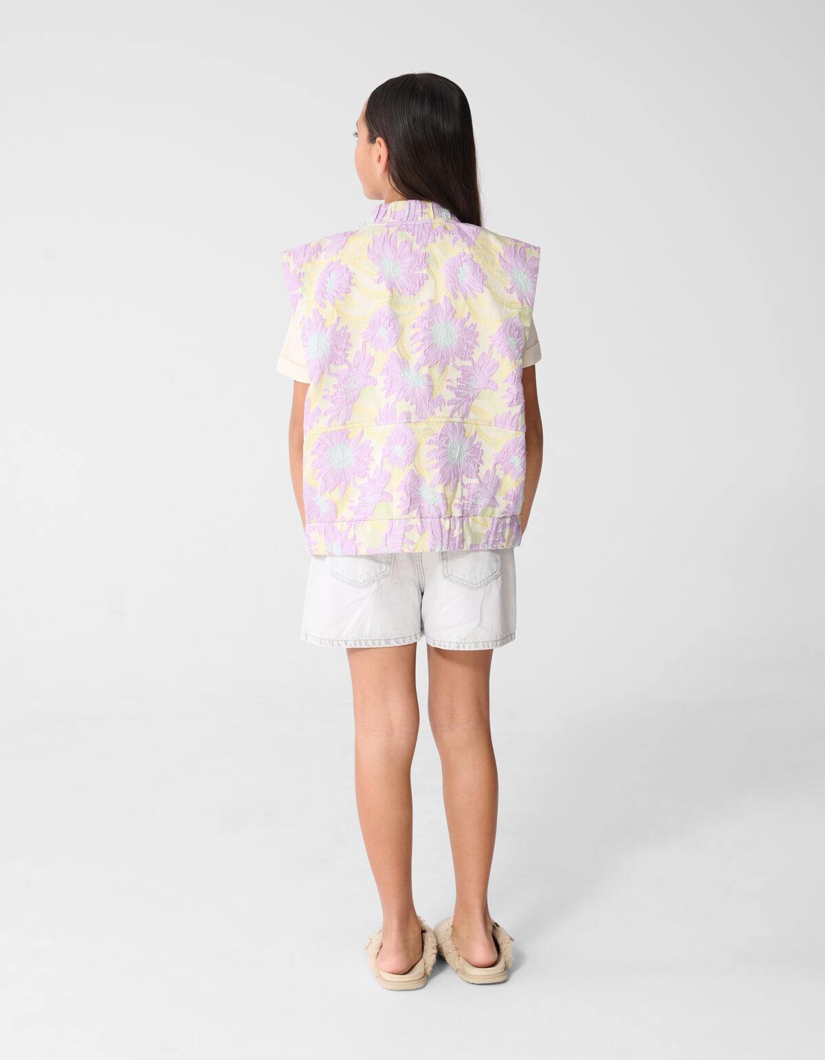 Embellished Bomber Gilet Lichtpaars SHOEBY GIRLS