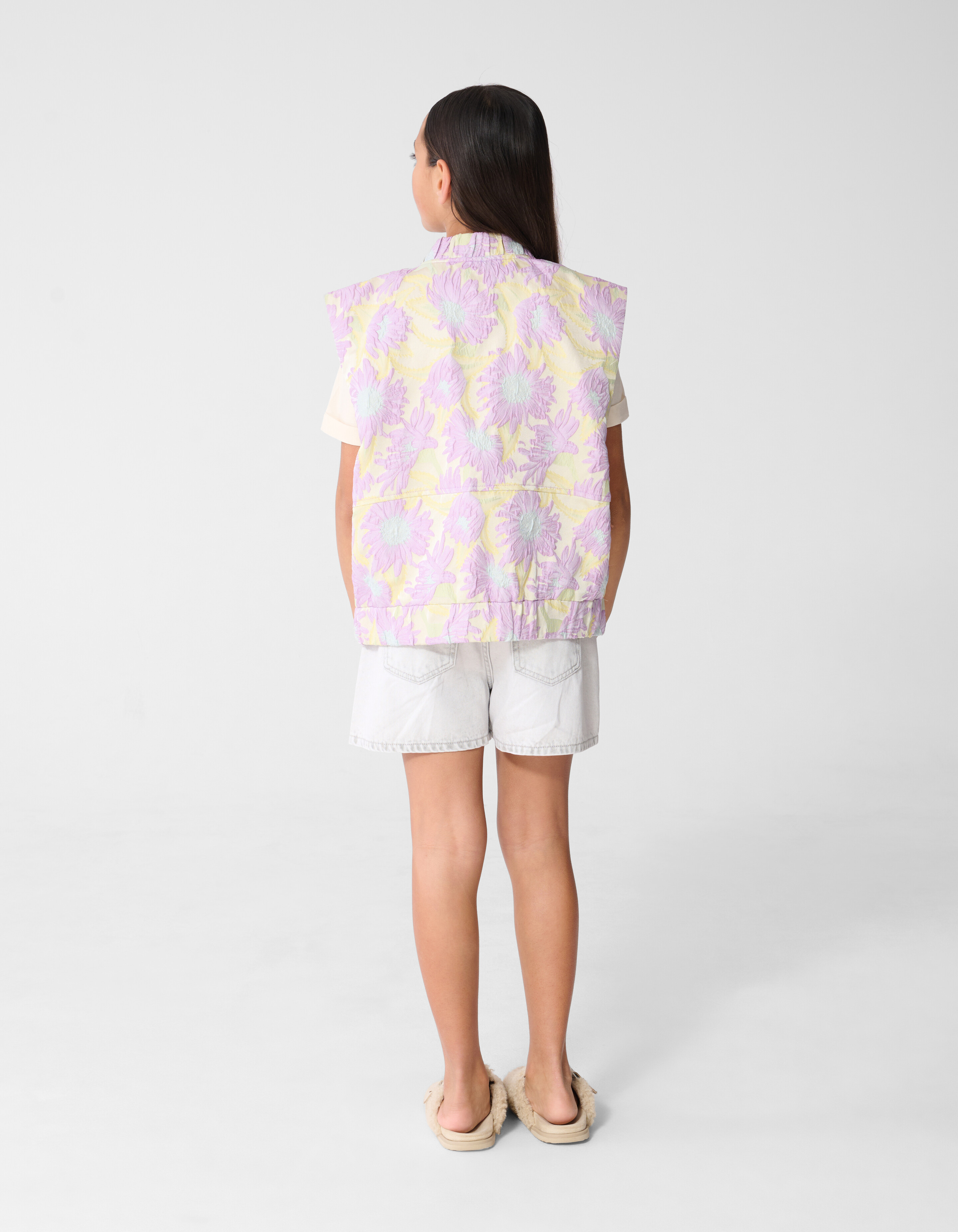 Embellished Bomber Gilet Lichtpaars SHOEBY GIRLS