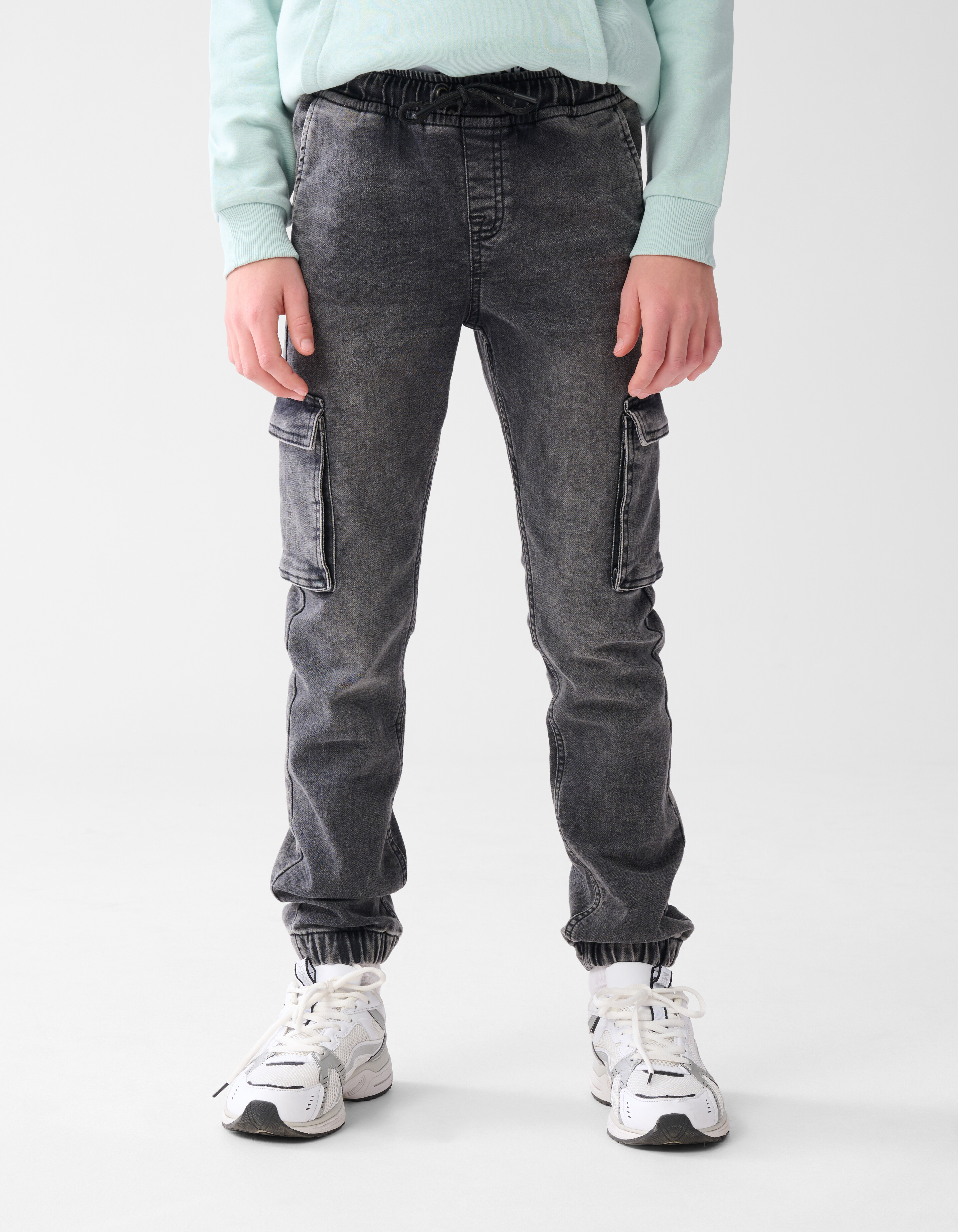 Cargo Jog Broek Donkergrijs SHOEBY BOYS
