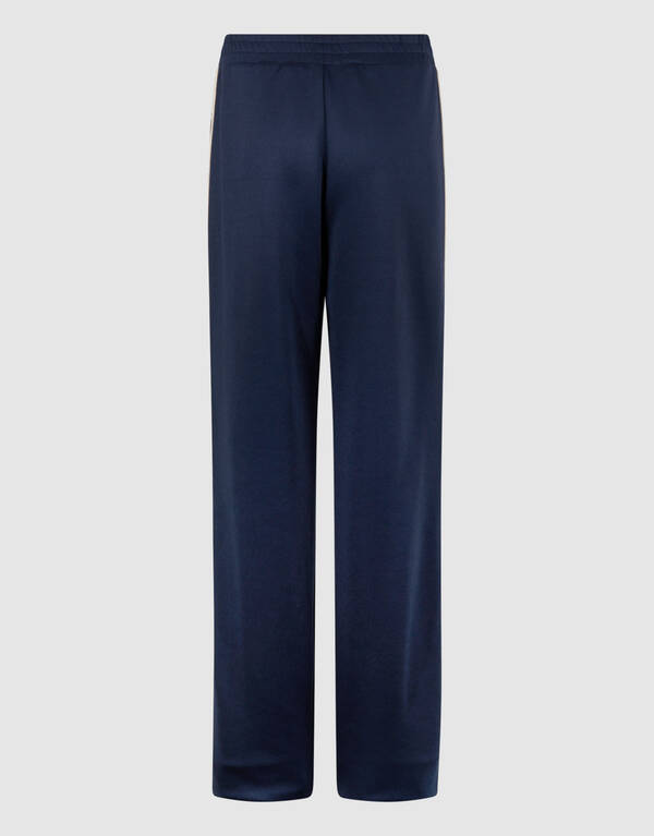 Sporty Heart Wide Leg Broek Donkerblauw SHOEBY GIRLS