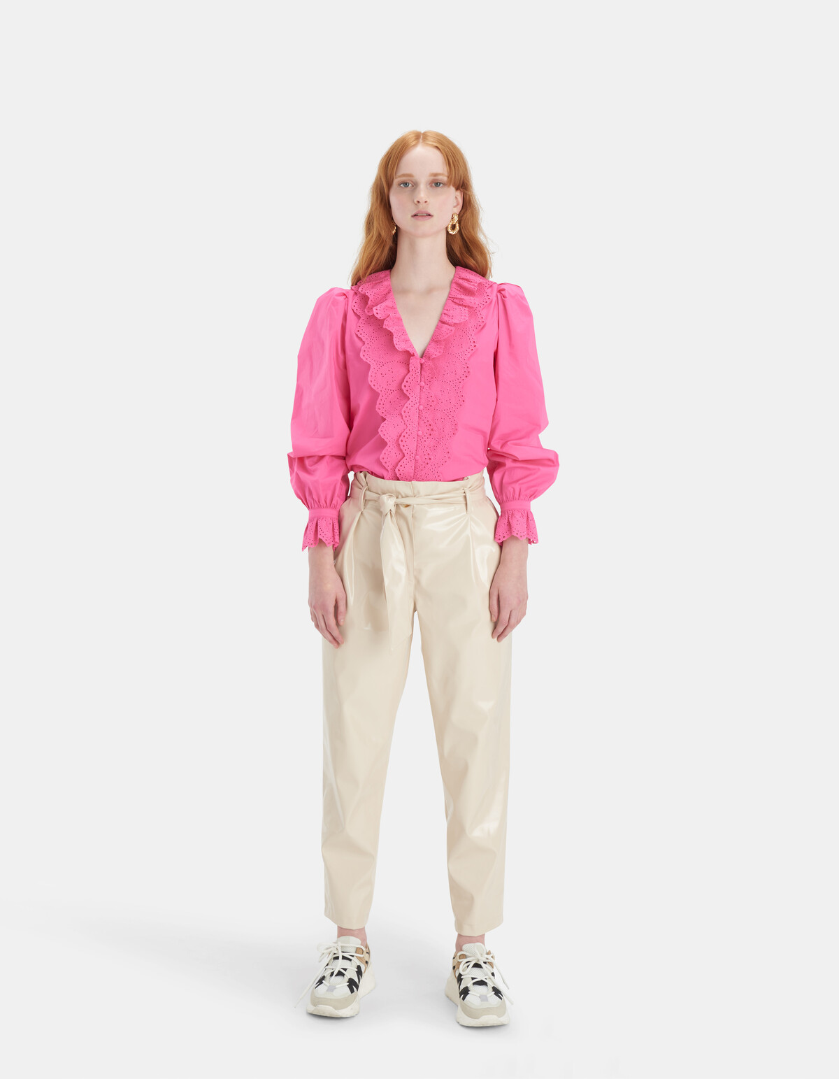 Collar Poplin Blouse
