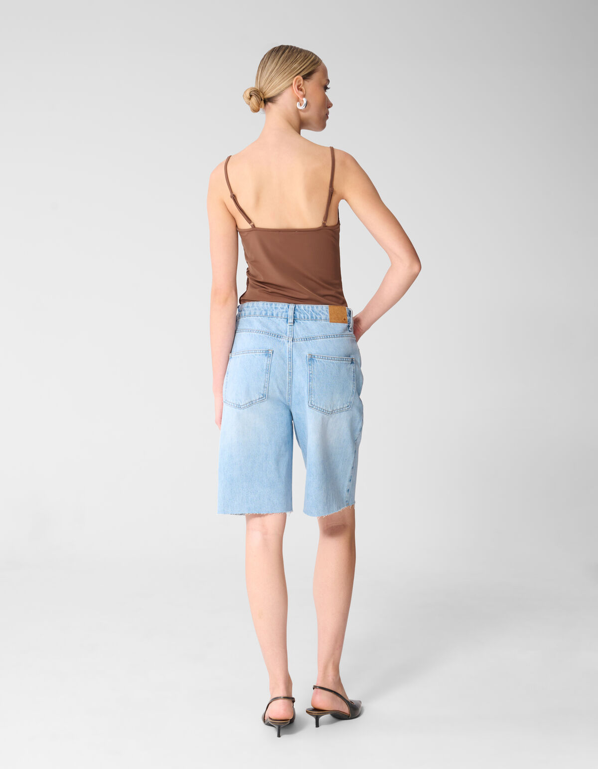 Kanten Singlet Top Bruin SHOEBY WOMEN