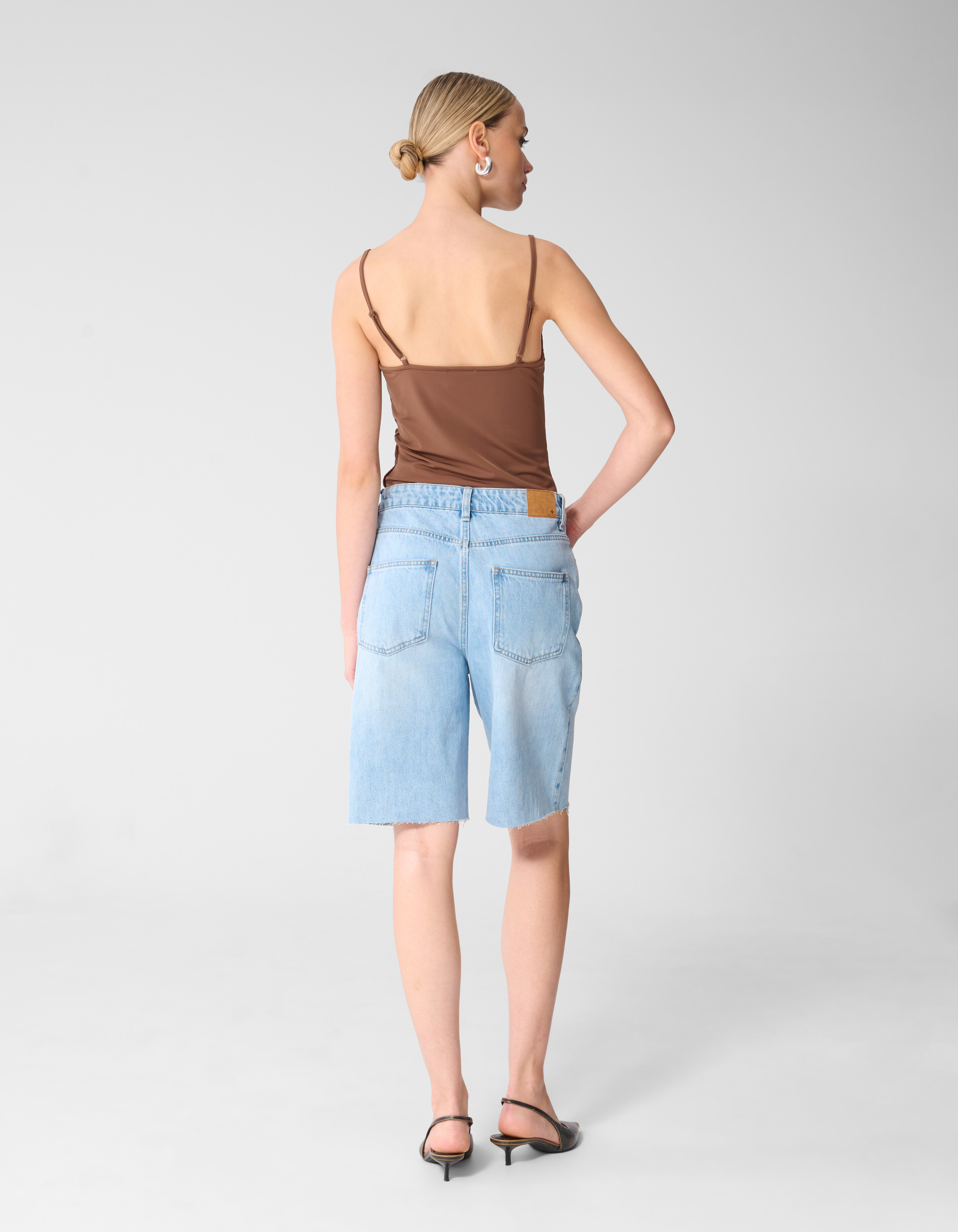 Kanten Singlet Top Bruin SHOEBY WOMEN