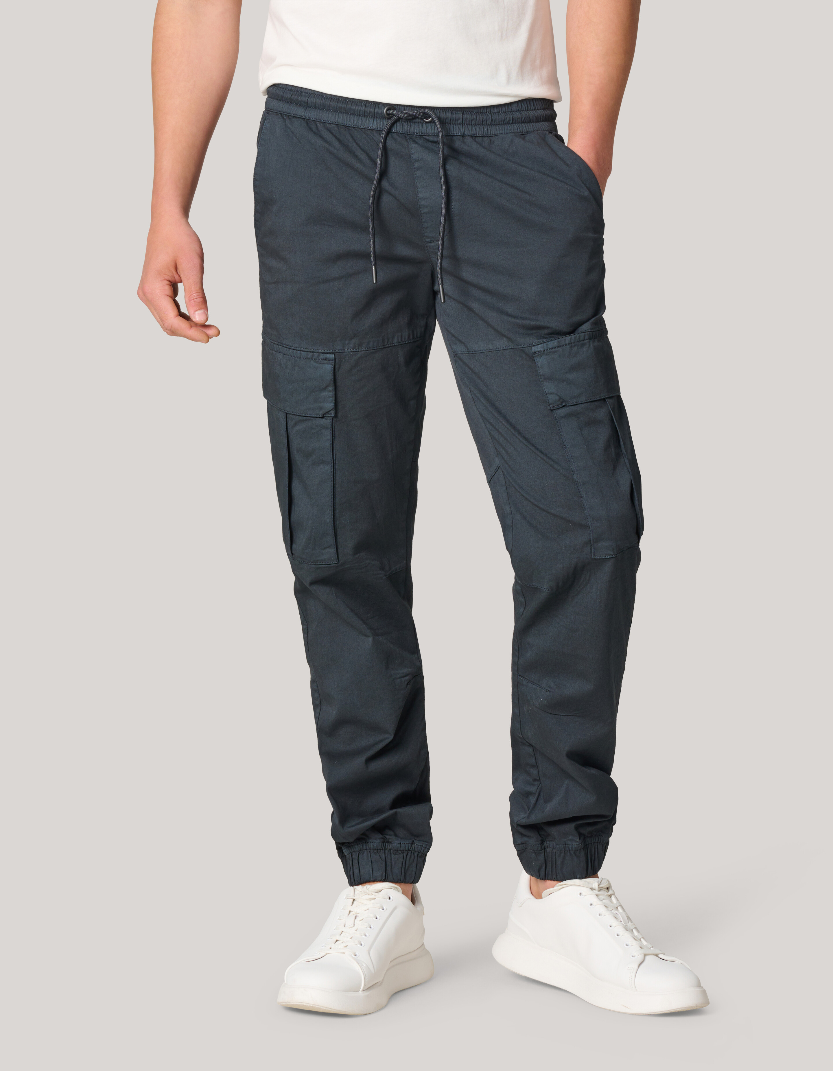 Cargo Broek Donkergrijs SHOEBY MEN