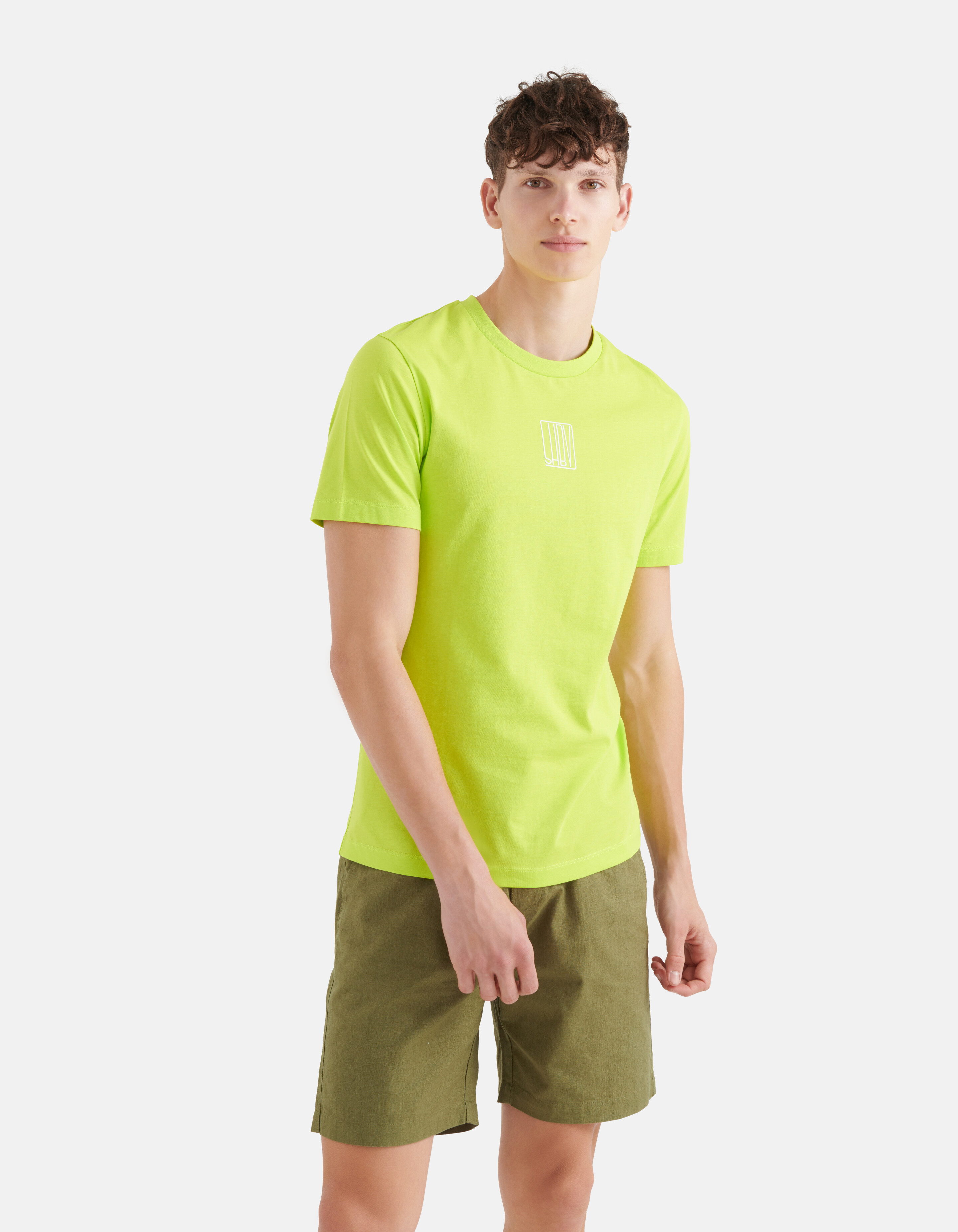 Tekst T-shirt Groen SHOEBY MEN