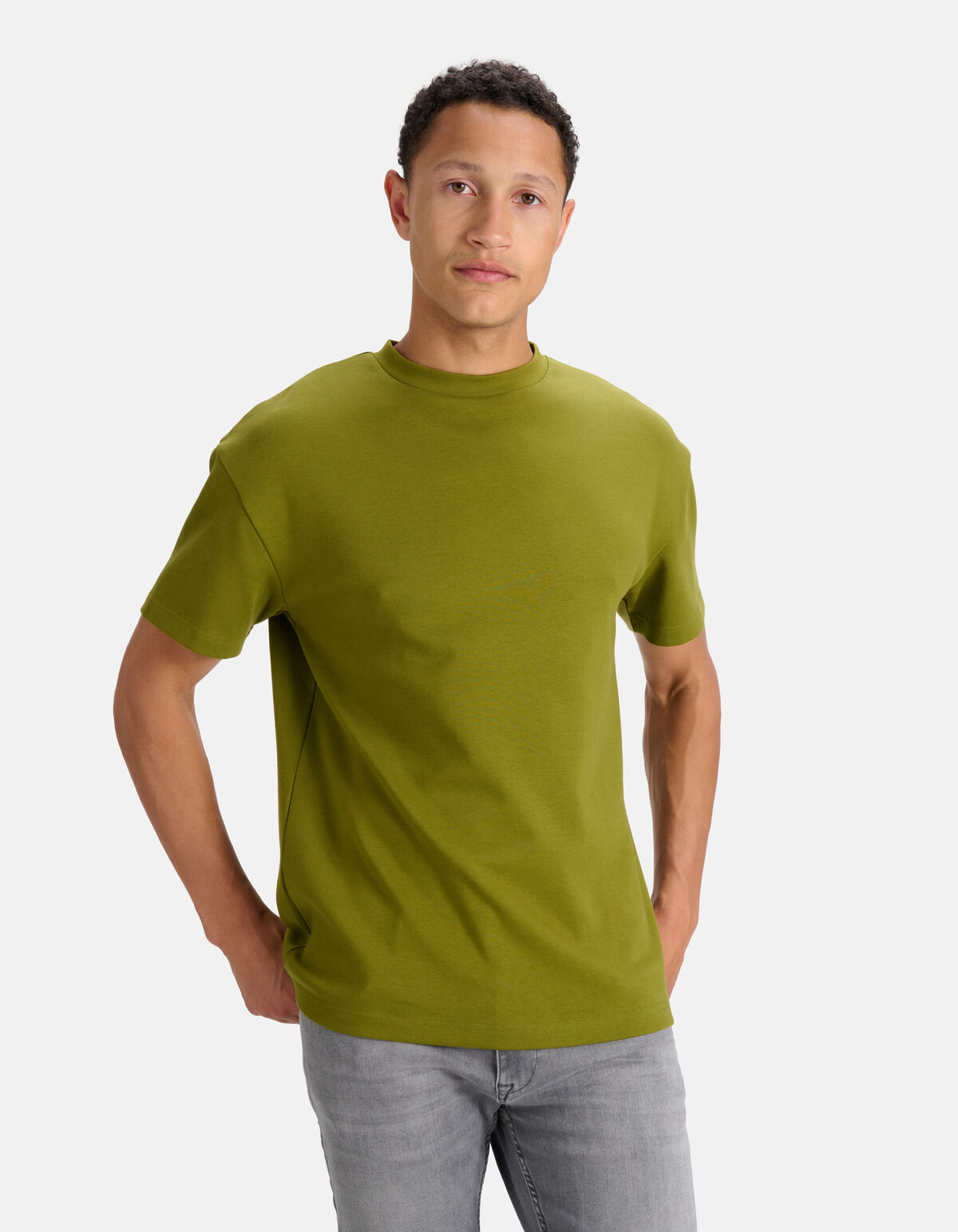 Relaxed Fit T-shirt Groen SHOEBY MEN