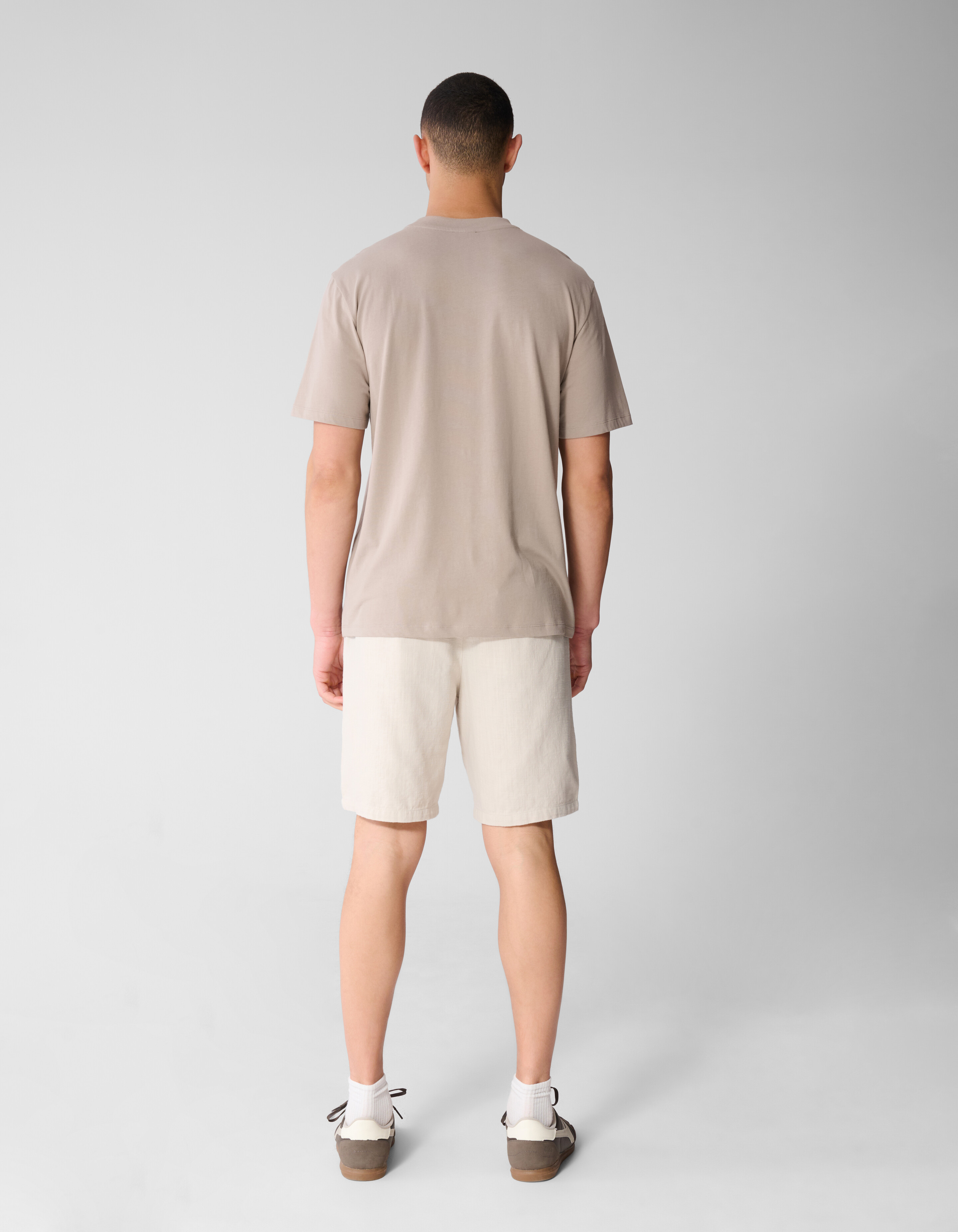 Gradient Logo Artwork T-shirt Lichtbruin SHOEBY MEN