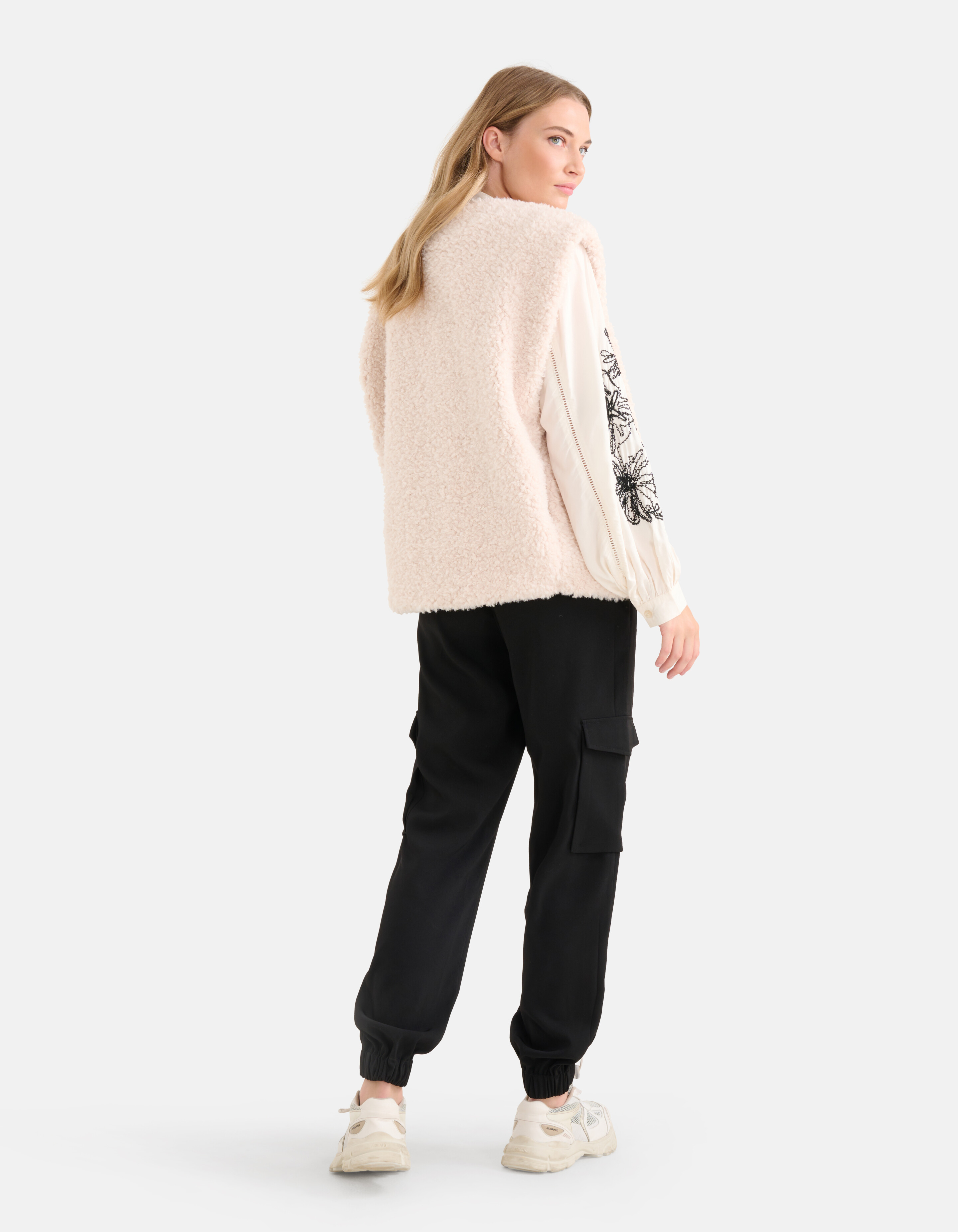 Teddy Gilet Gebroken Wit SHOEBY WOMEN