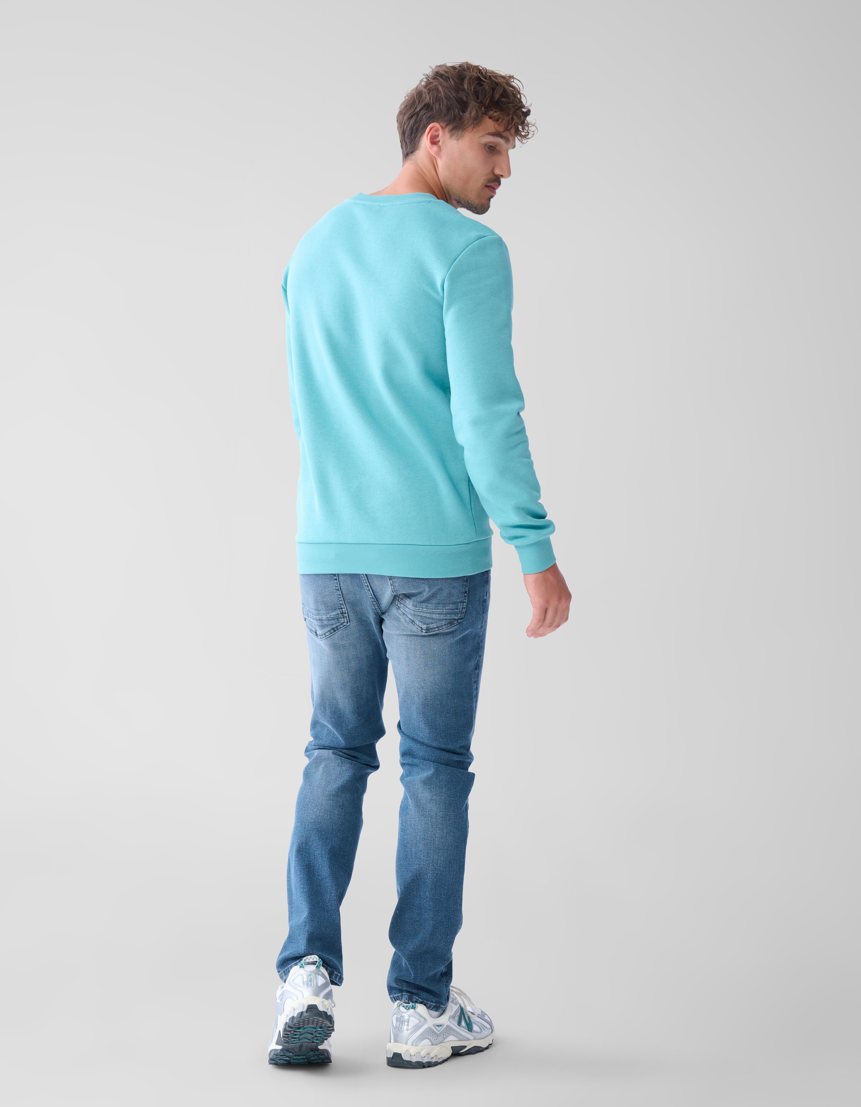 Sparkle Sweater Lichtgroen SHOEBY MEN