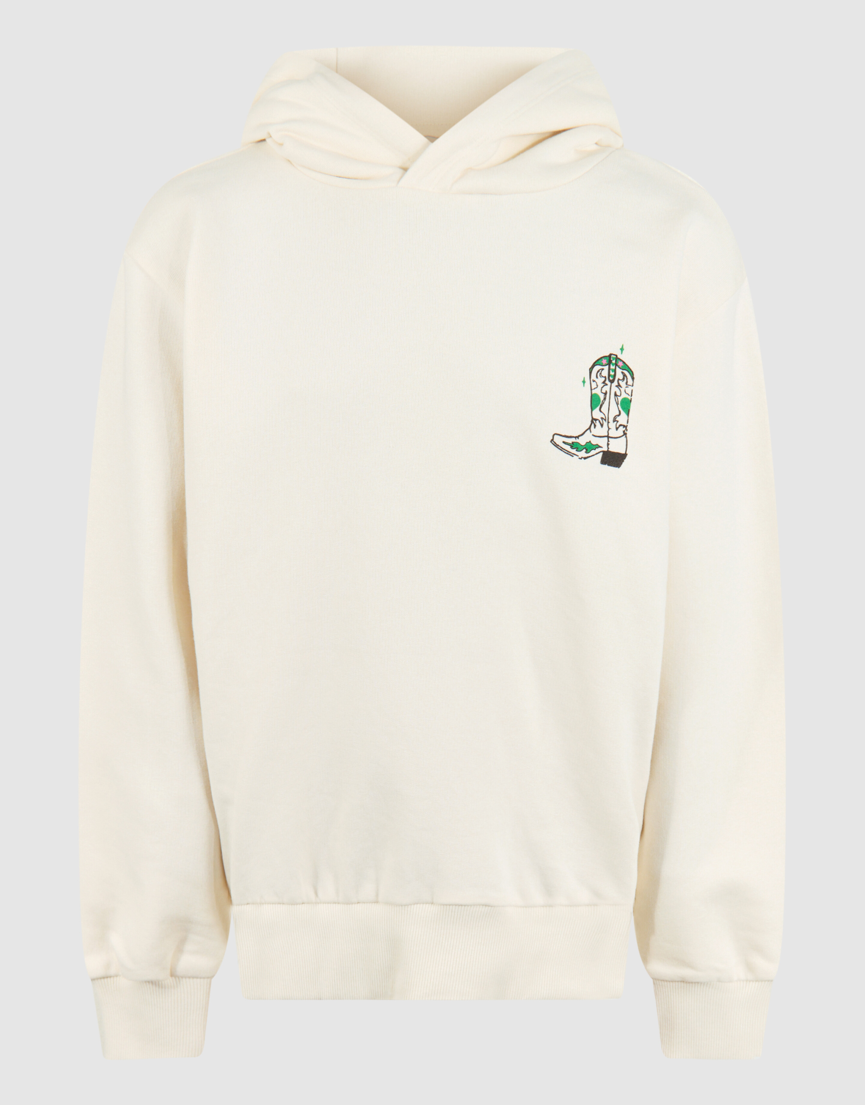 Artwork Hoodie Gebroken Wit SHOEBY GIRLS