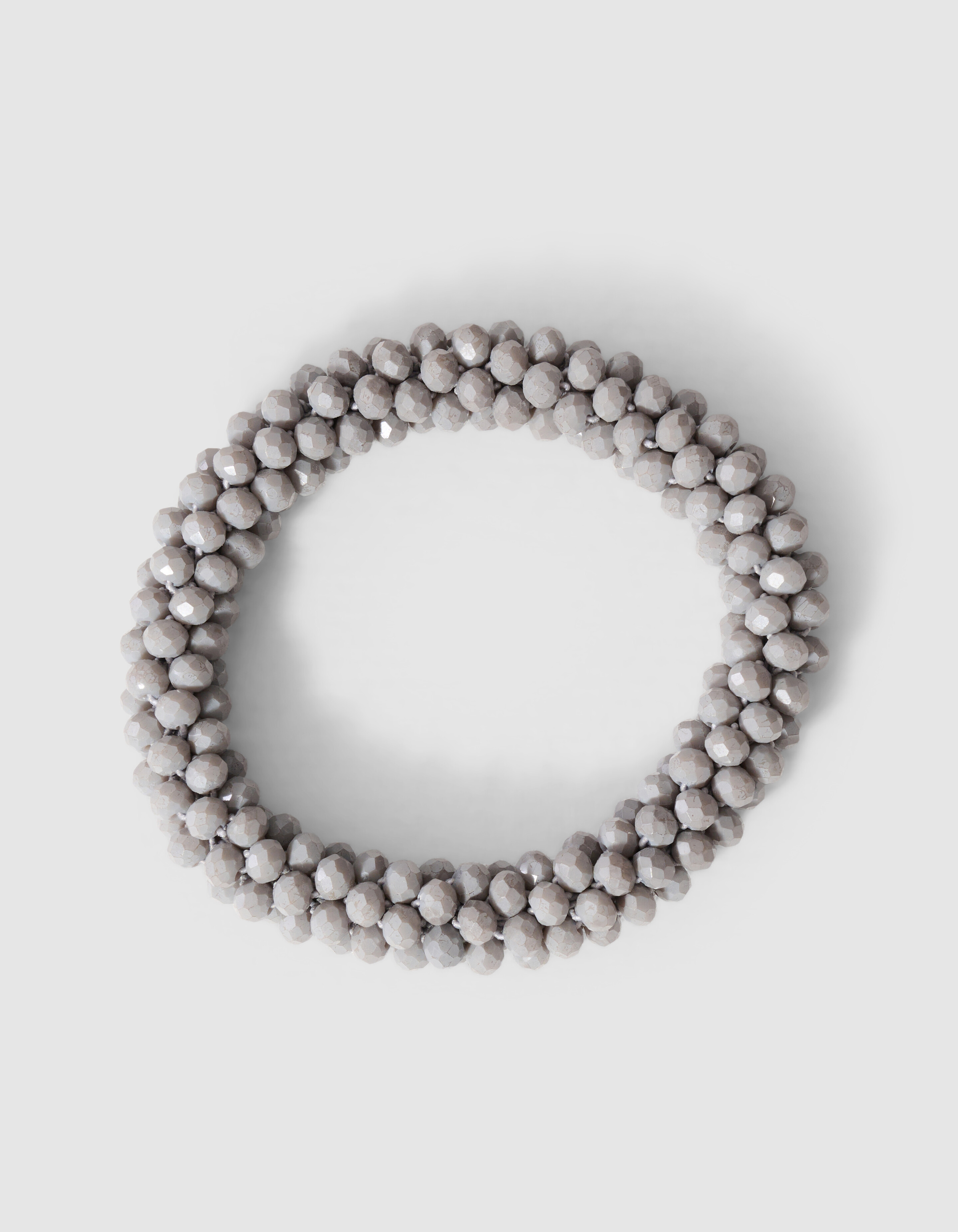 Beaded Armband Lichtgrijs SHOEBY ACCESSOIRES