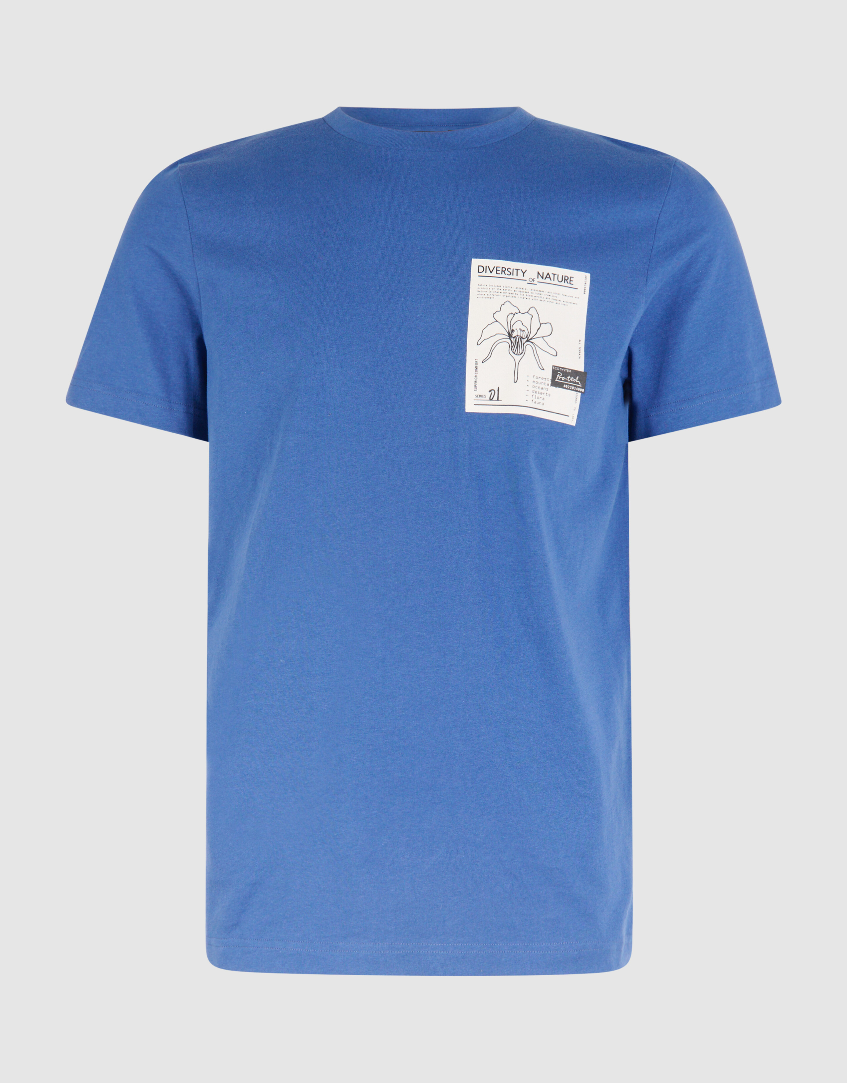 Artwork T-shirt Blauw SHOEBY MEN