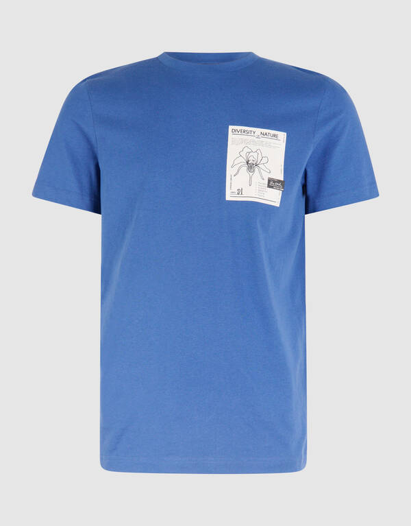 Artwork T-shirt Blauw SHOEBY MEN