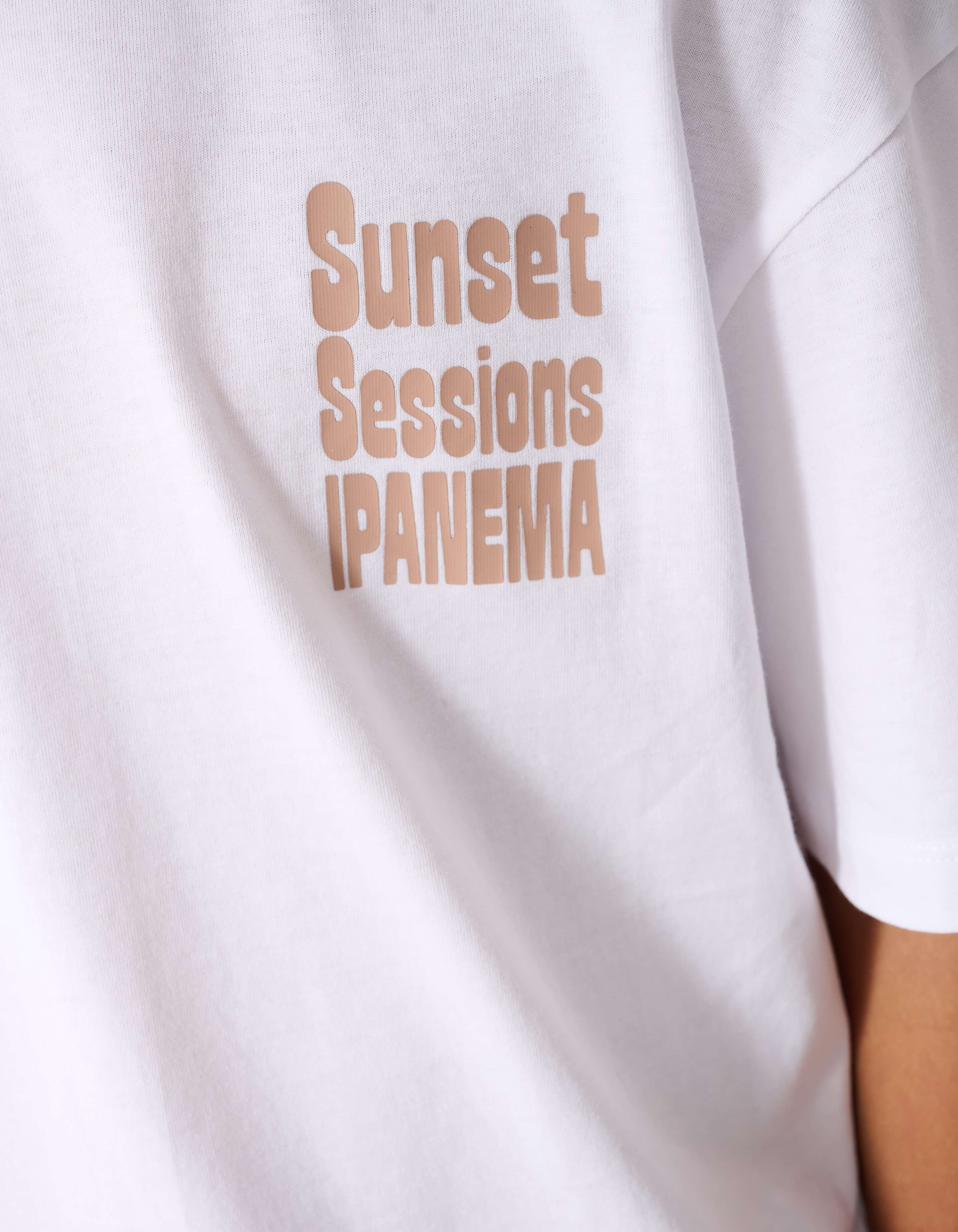 Sunset Artwork T-shirt Wit SHOEBY BOYS