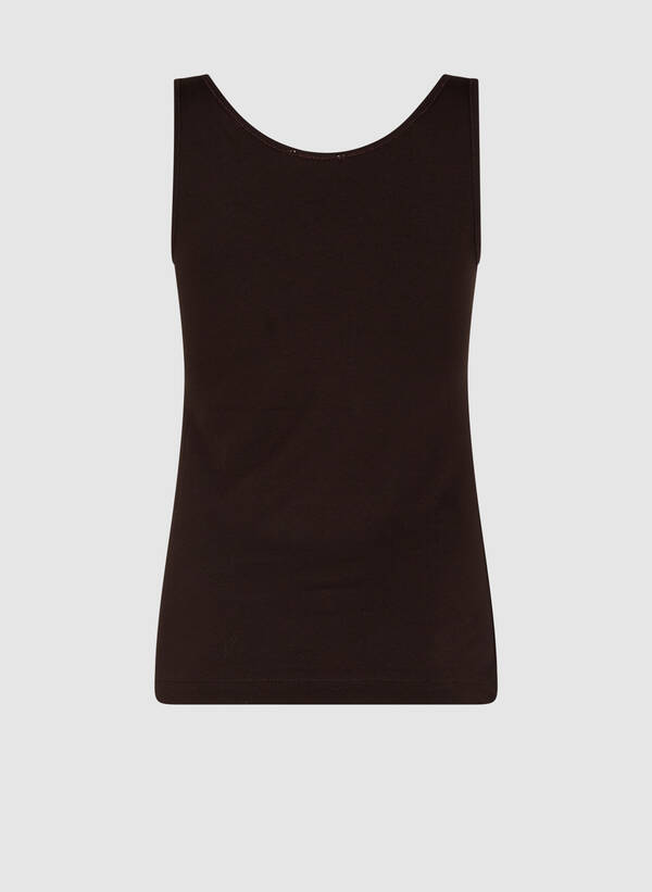 Basis Tanktop Donkerbruin SHOEBY WOMEN