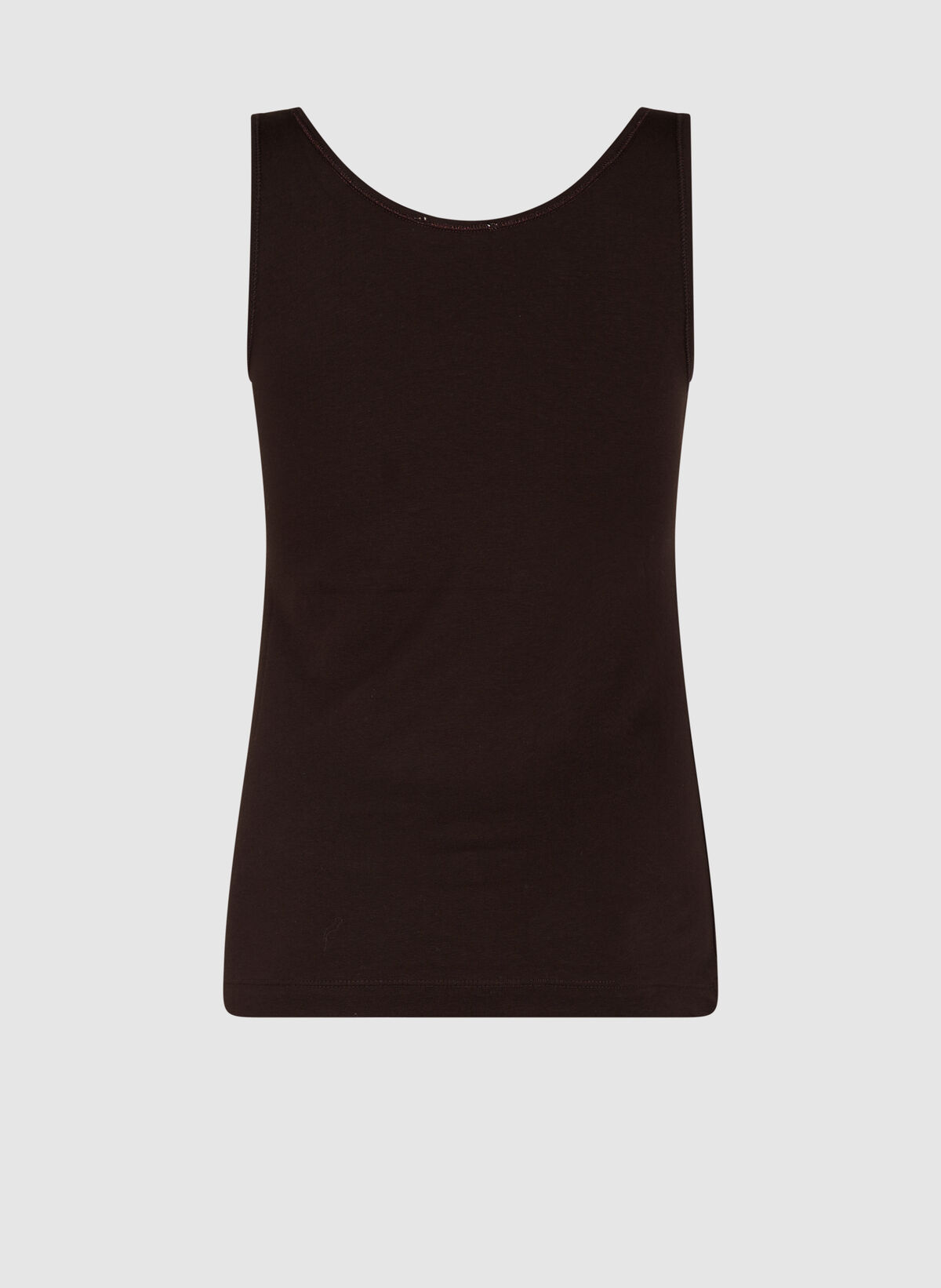 Basis Tanktop Donkerbruin SHOEBY WOMEN