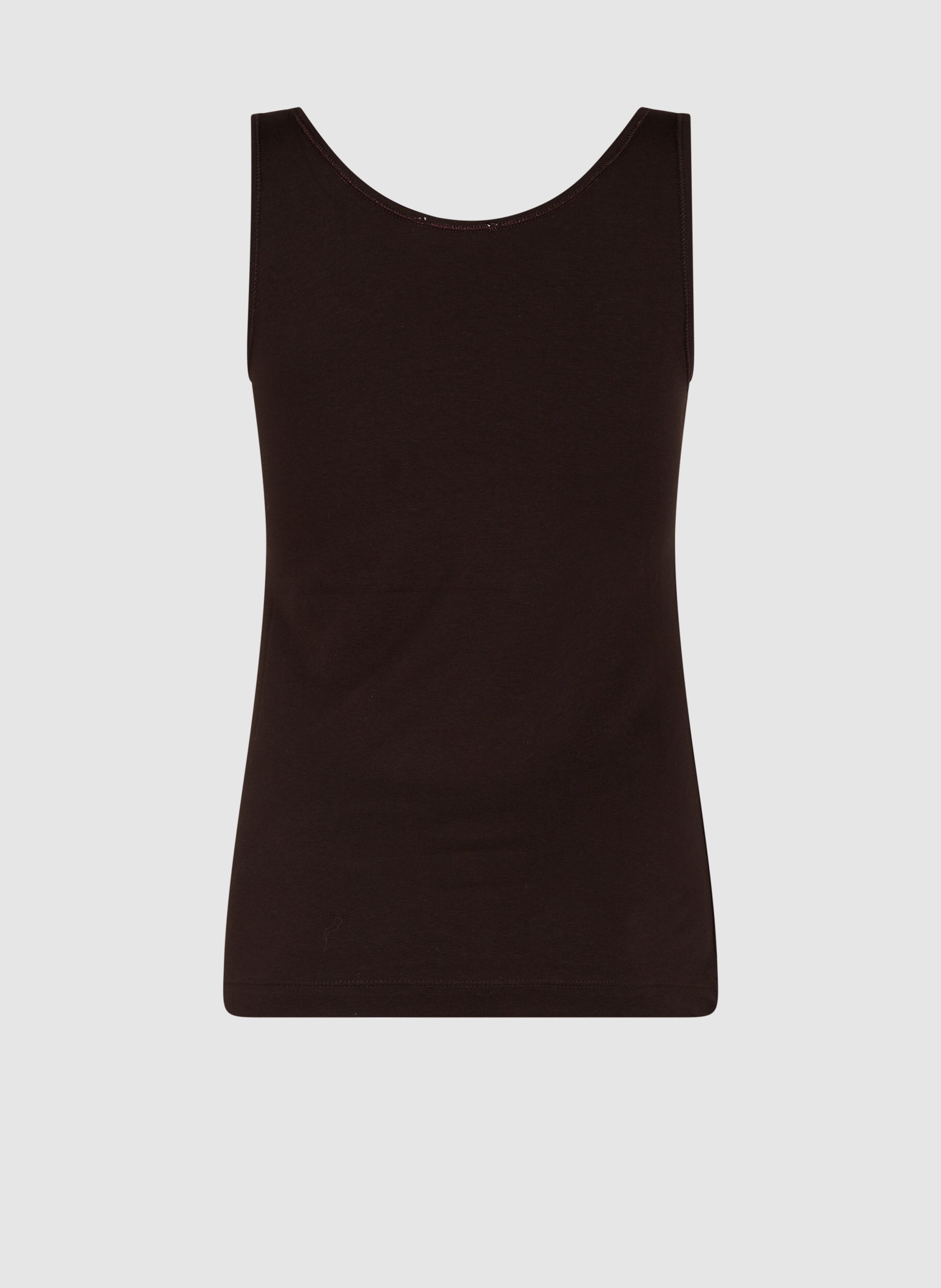 Basis Tanktop Donkerbruin SHOEBY WOMEN