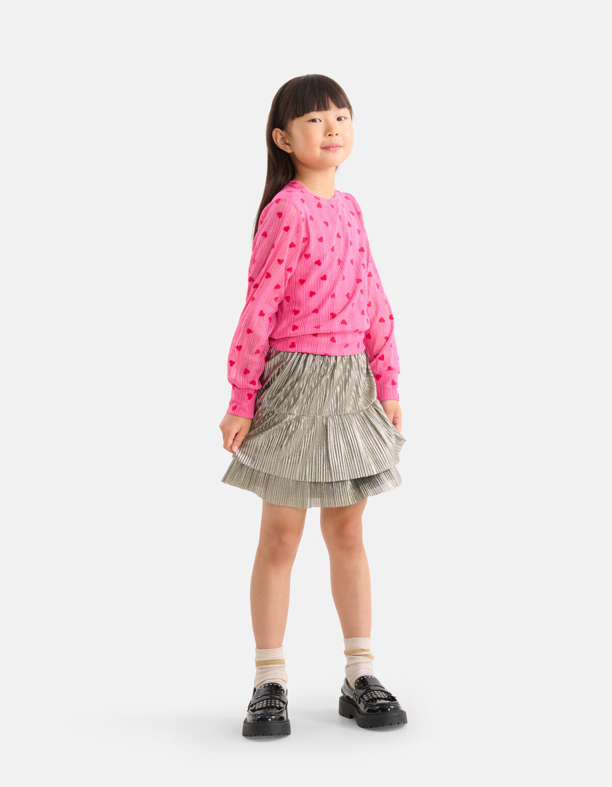 Mesh Top Roze SHOEBY GIRLS